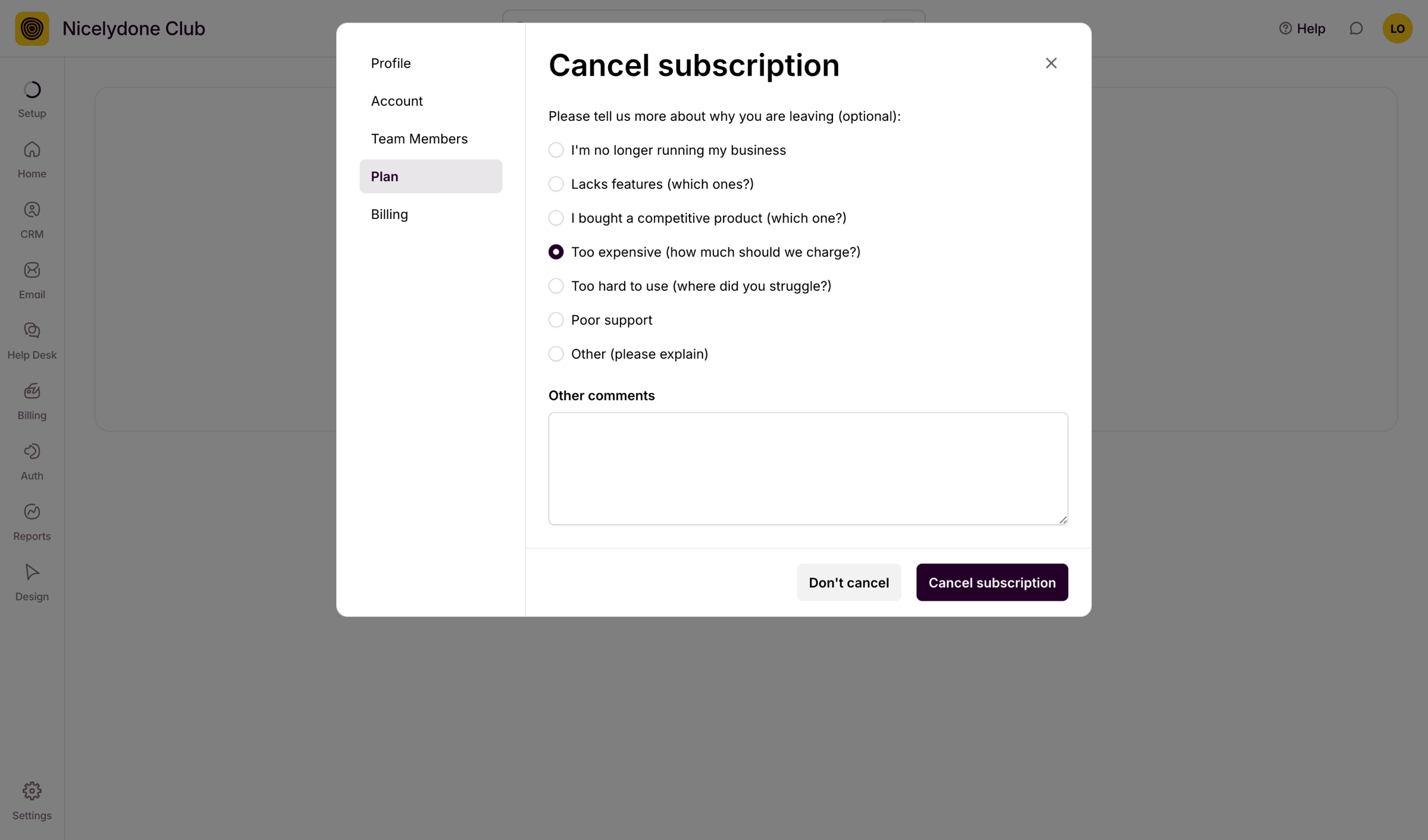 View All Chats from Outseta