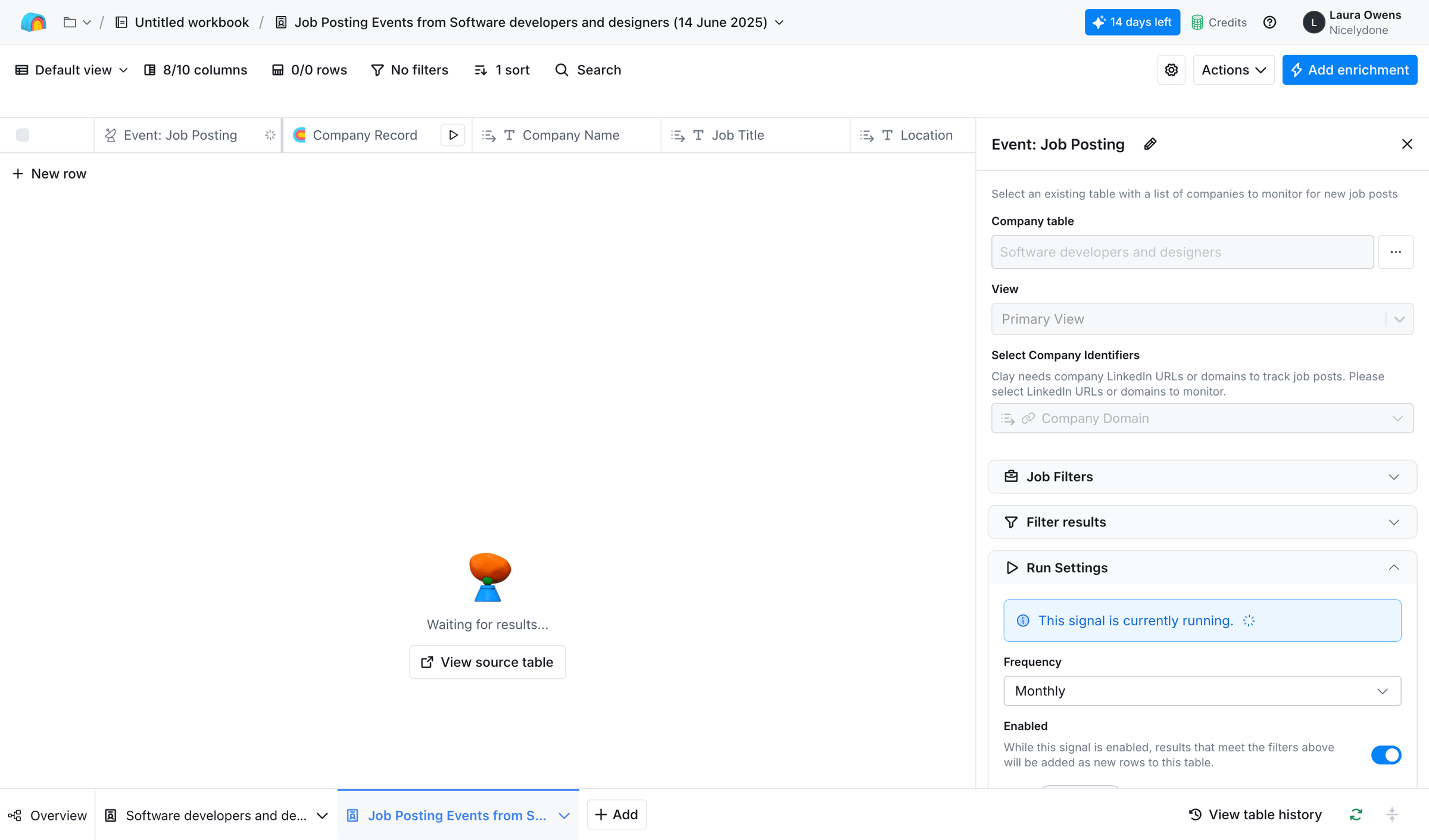 Clay - Clay | Job Posting Events from Software developers and designers (14 June 2025) screen