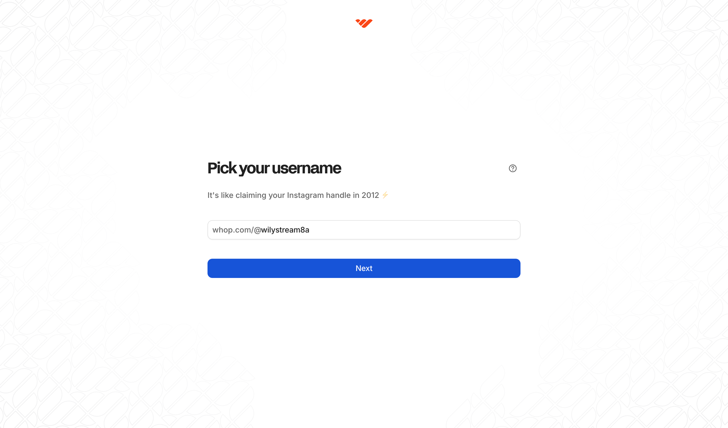 Whop - Home | Whop screen