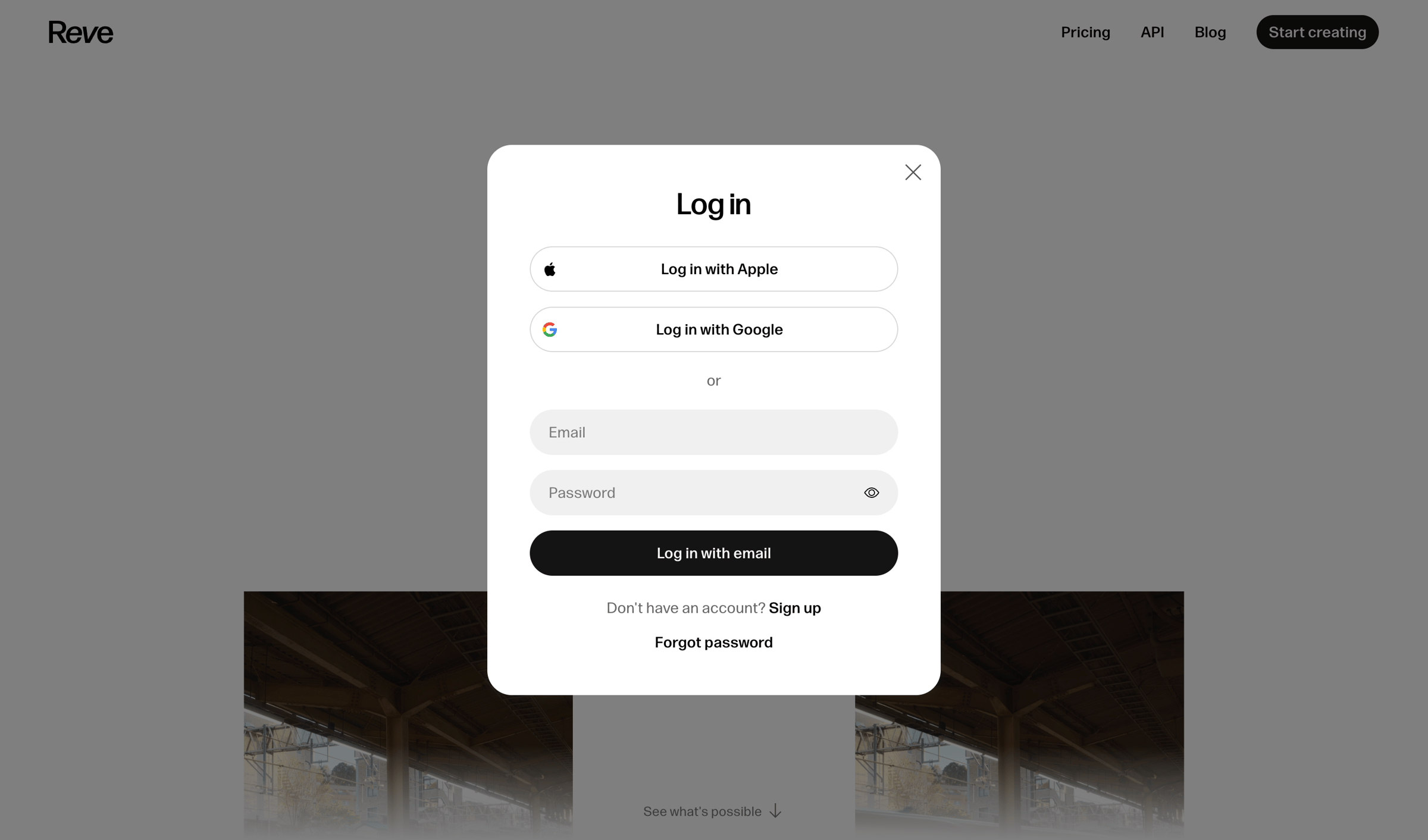 Reve - Reve Image - AI Image Generator and Creative Tool screen