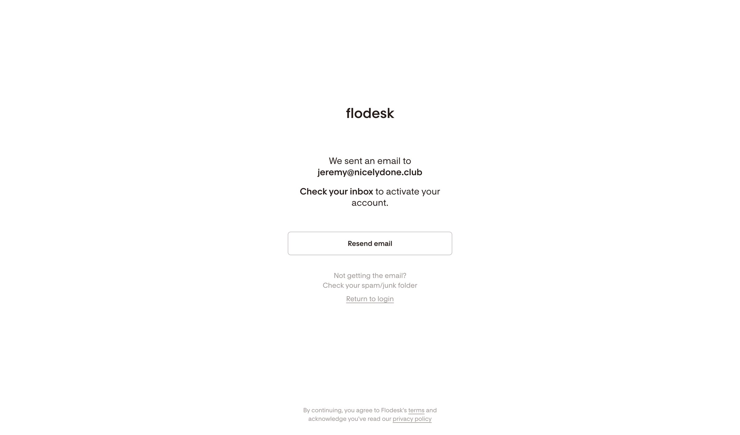 Sign up | Flodesk from Flodesk