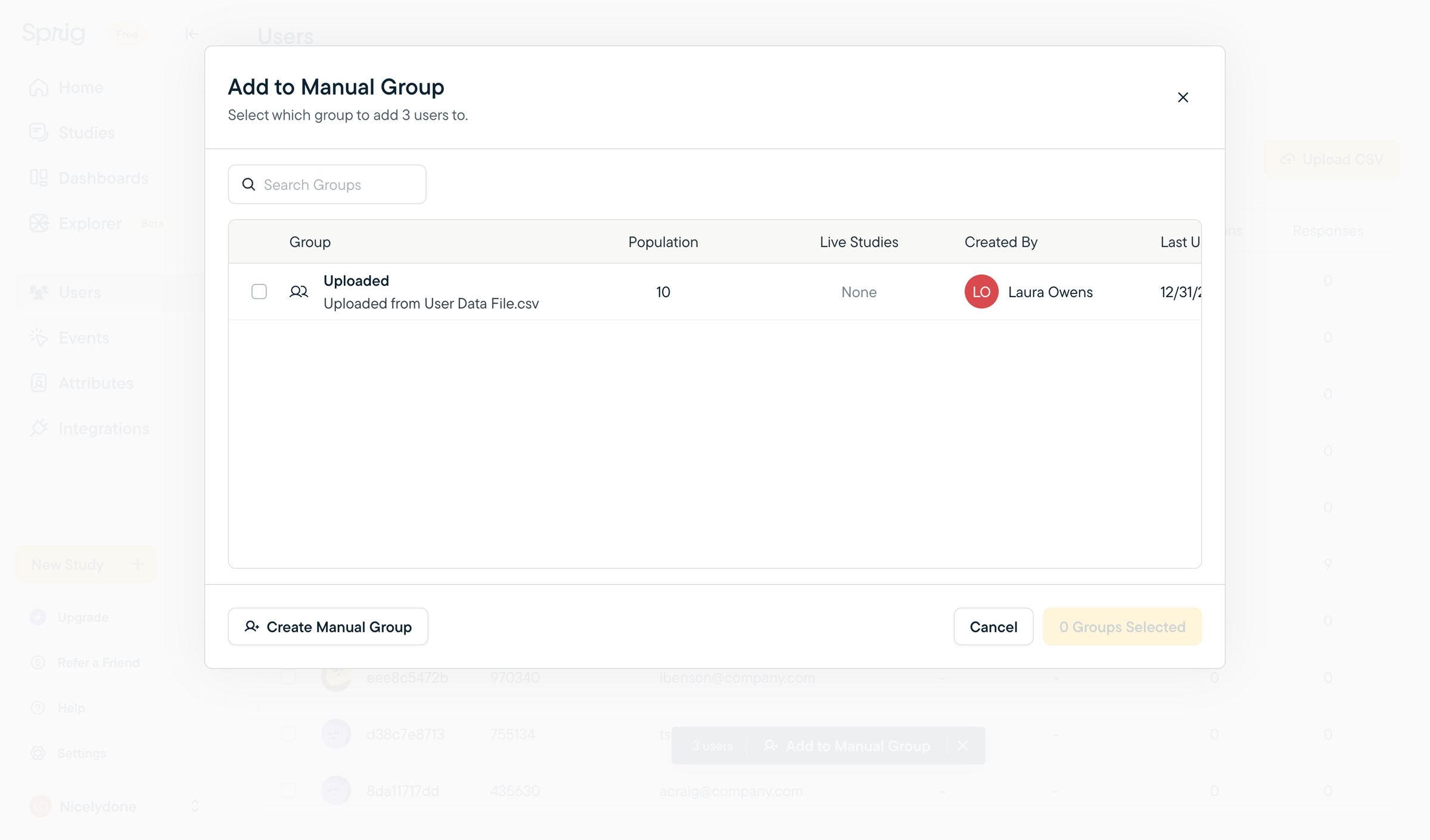 Sprig - Sprig | User Insights Platform for Teams Building Better Product E screen