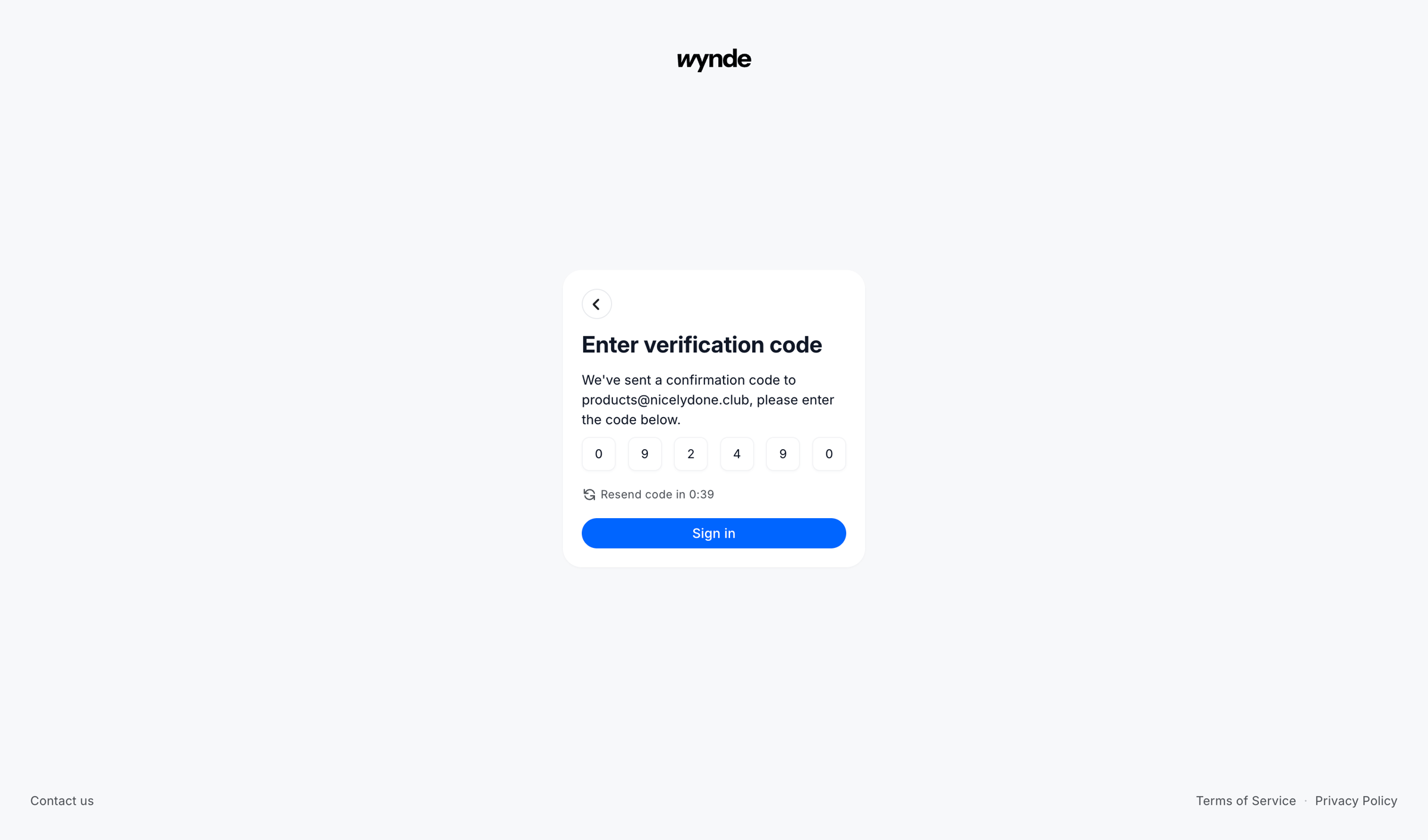 Wynde screen