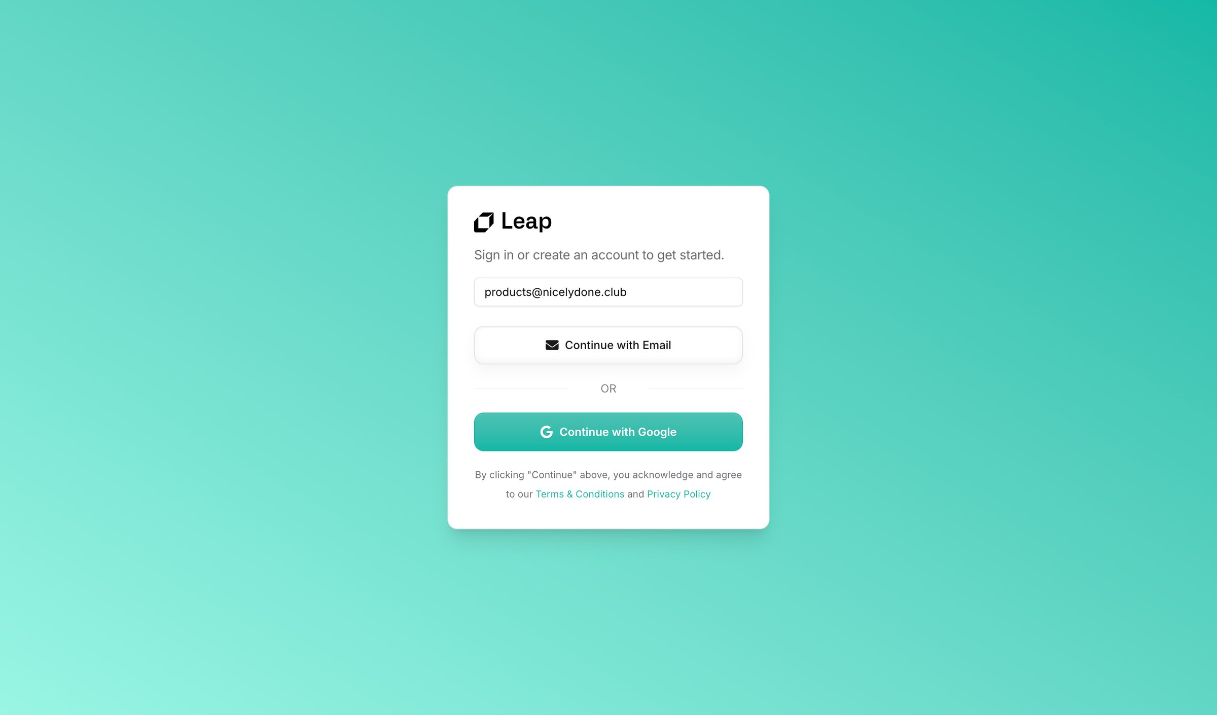 Leap - Leap AI | Automate any workflow with AI screen