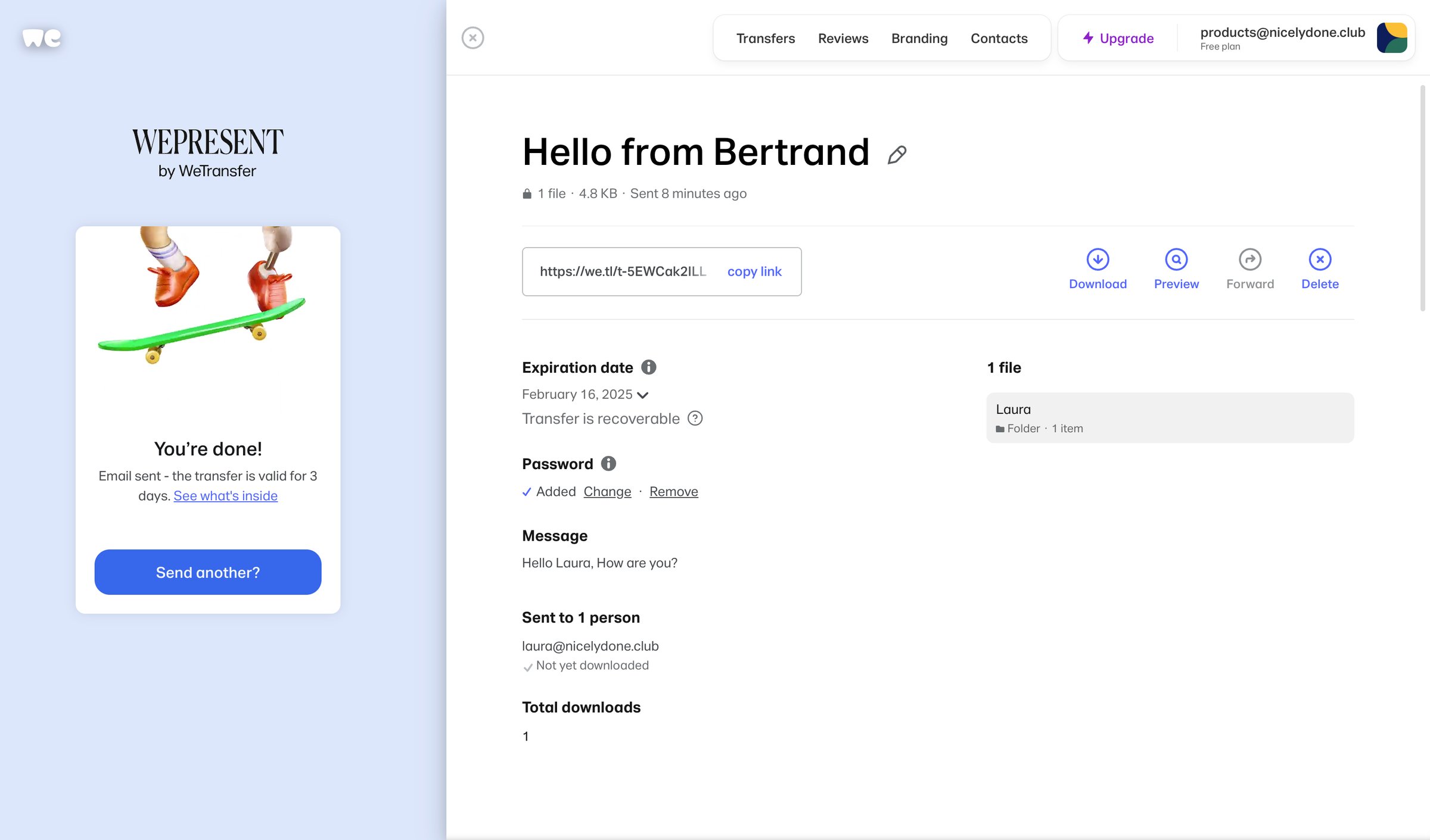 WeTransfer | Send Large Files Fast from WeTransfer