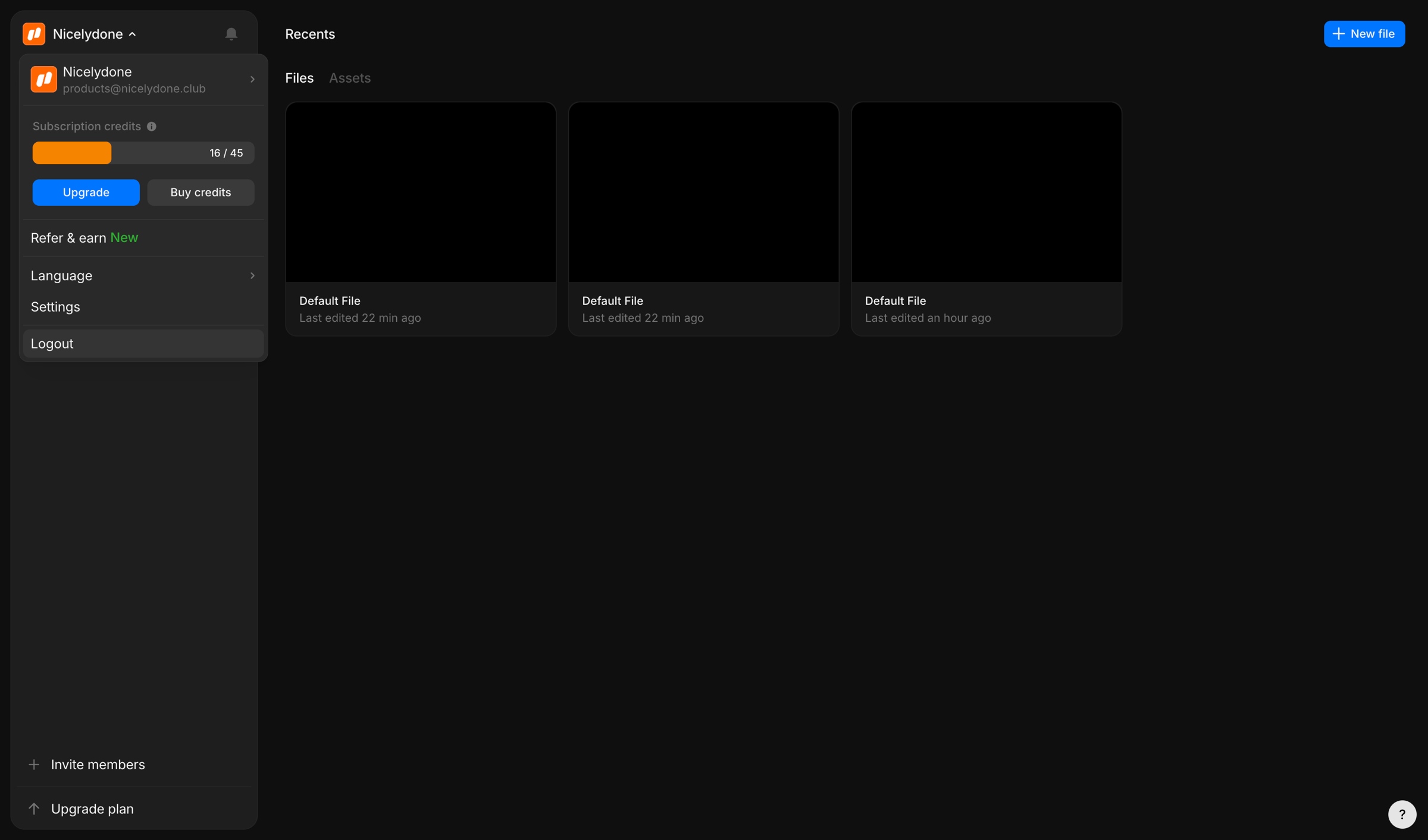 Morphic - Dashboard - Morphic Studio screen