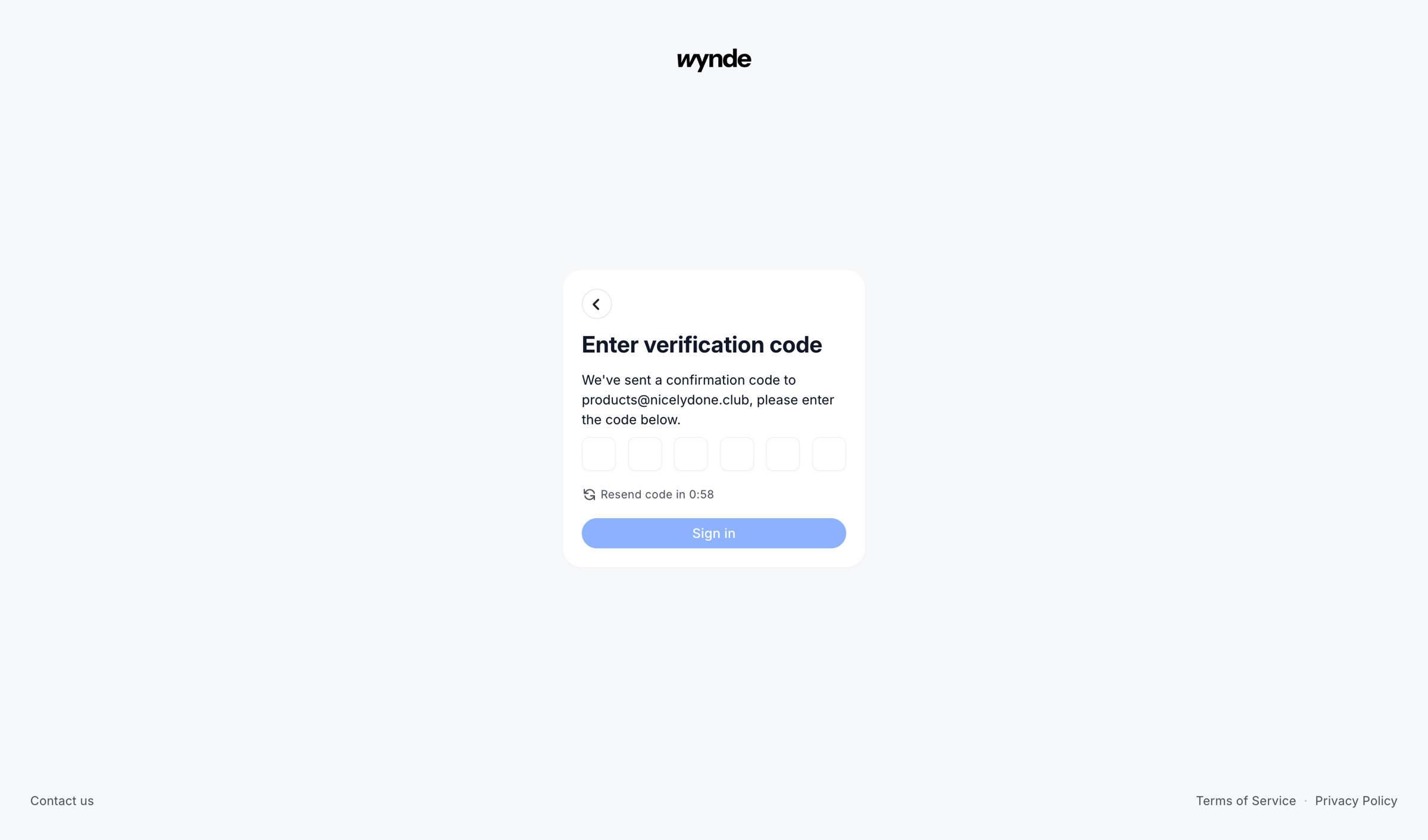 Wynde screen