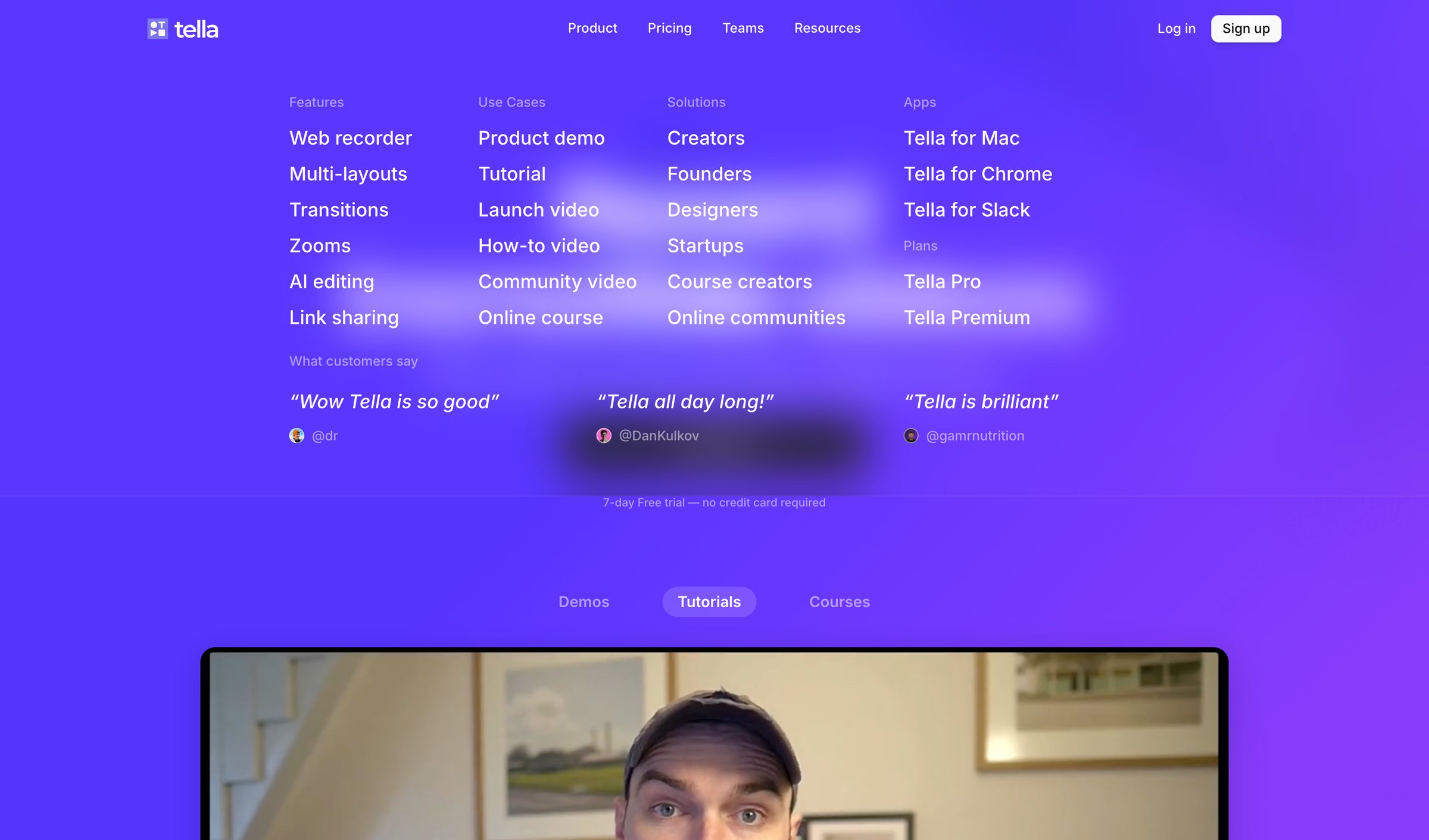 Tella - Tella — Online Screen Recorder for Mac | Windows screen