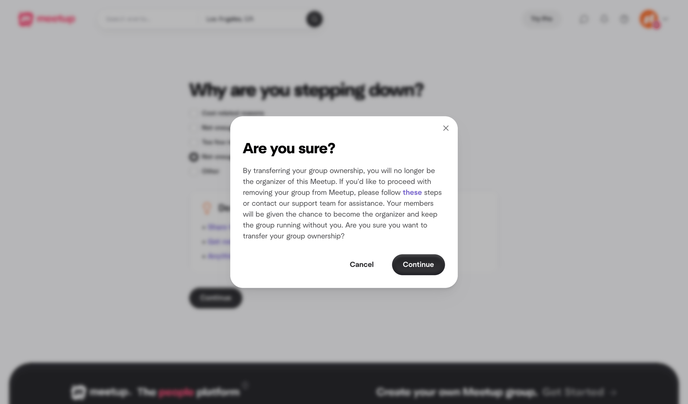 Meetup - Feedback | Meetup screen