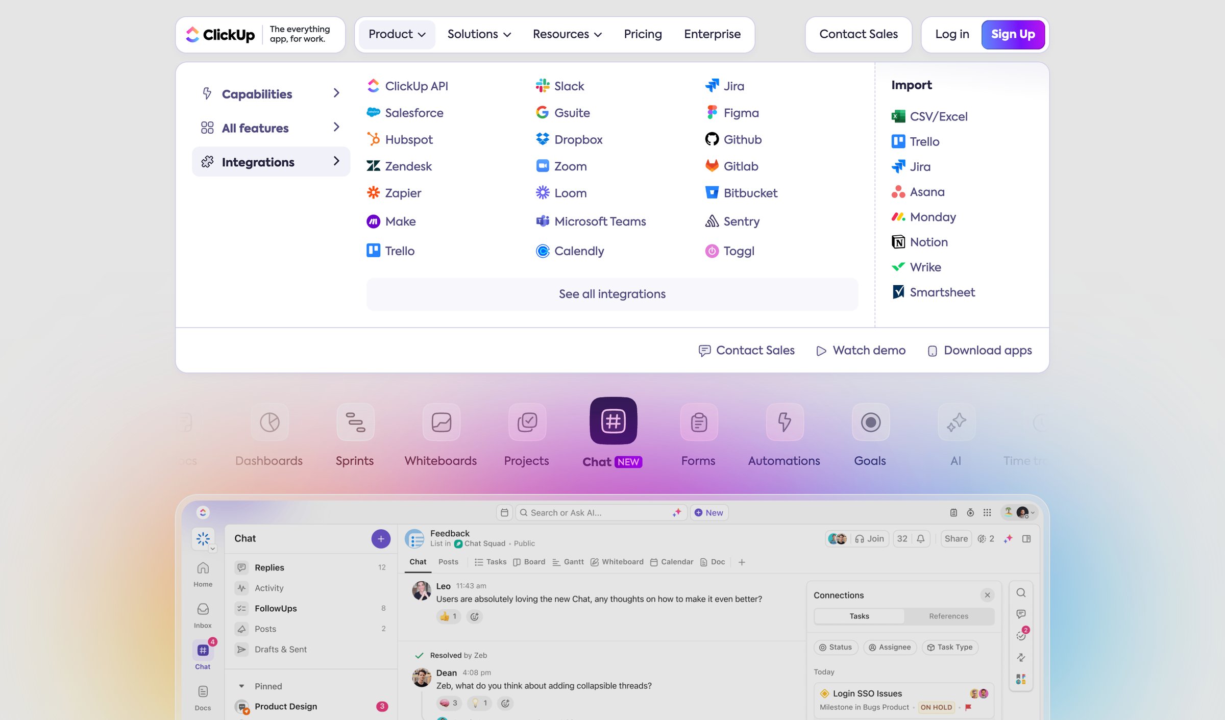 ClickUp - ClickUp | One app to replace them all screen