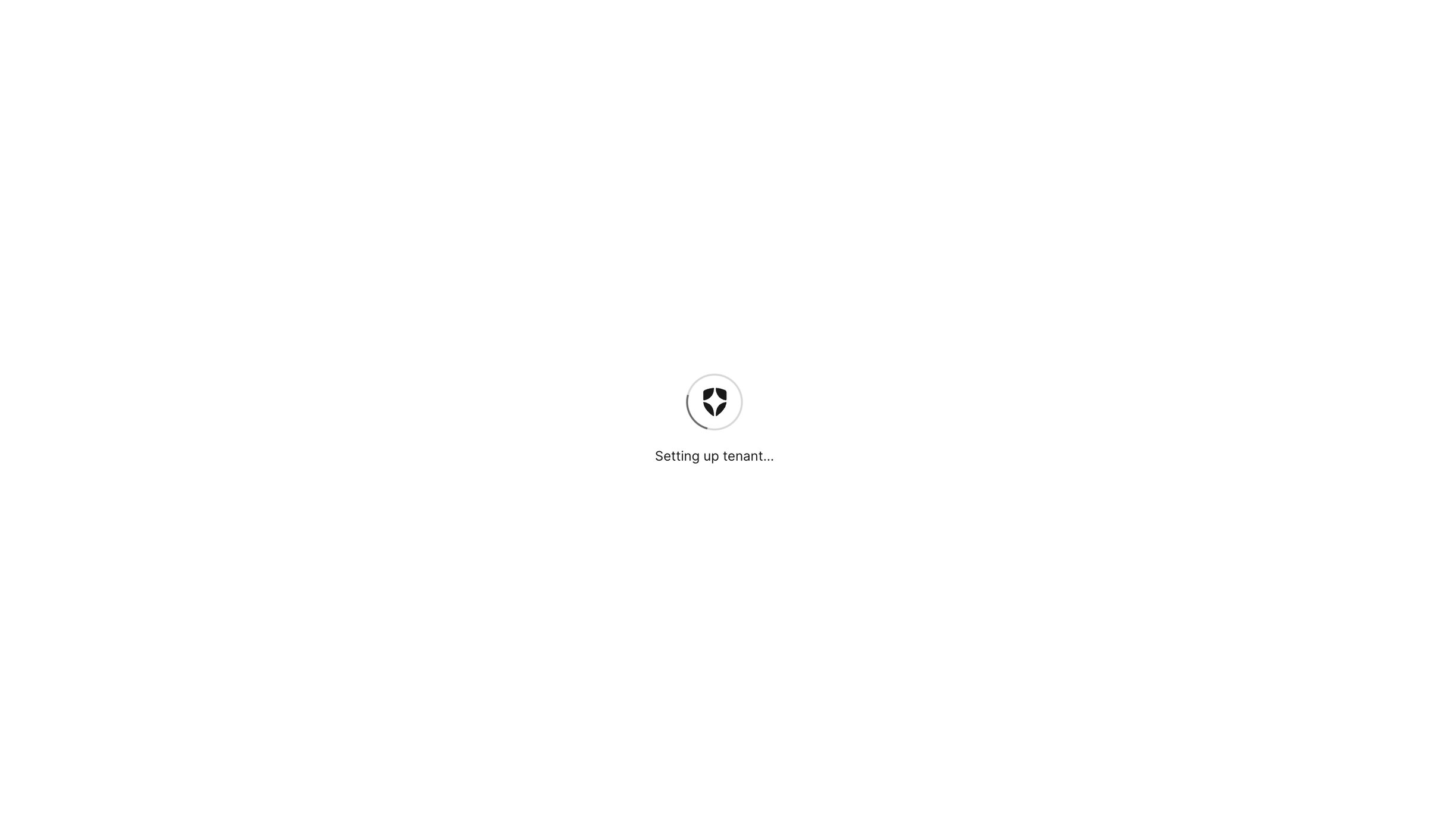 Auth0 - Welcome screen