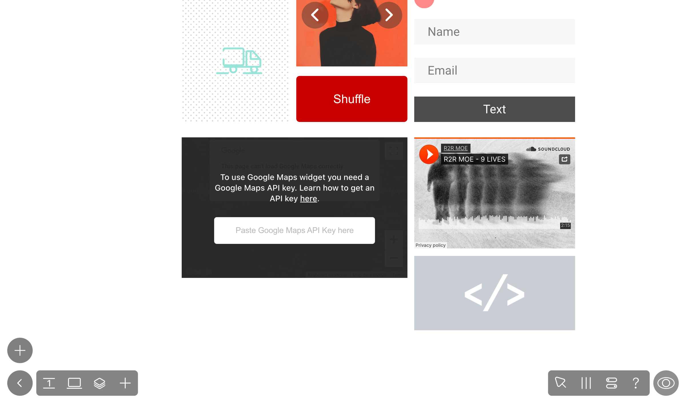 Readymag - Readymag • Project • Edit screen