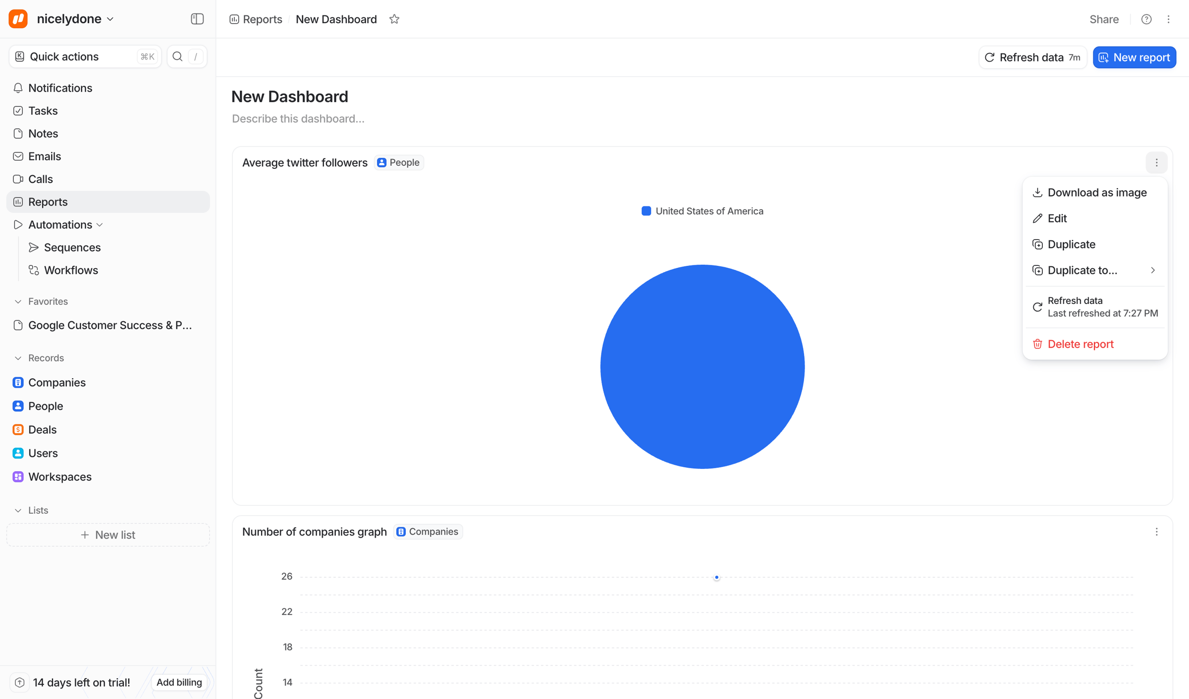 Attio - New Dashboard - Attio screen