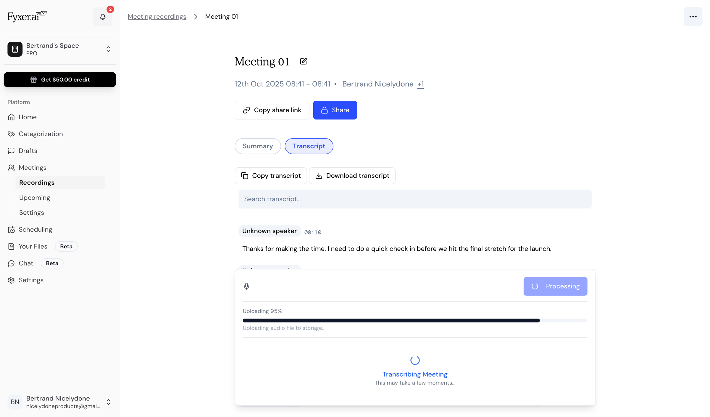 Fyxer - Fyxer AI screen