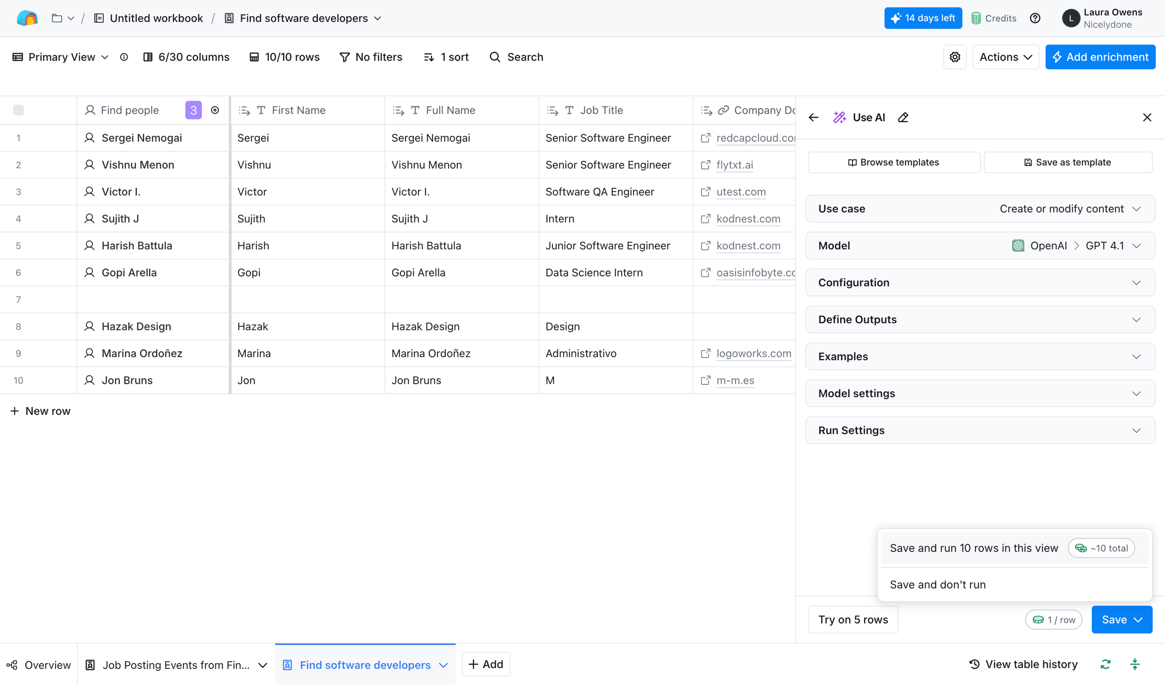 Clay - Clay | Find software developers screen