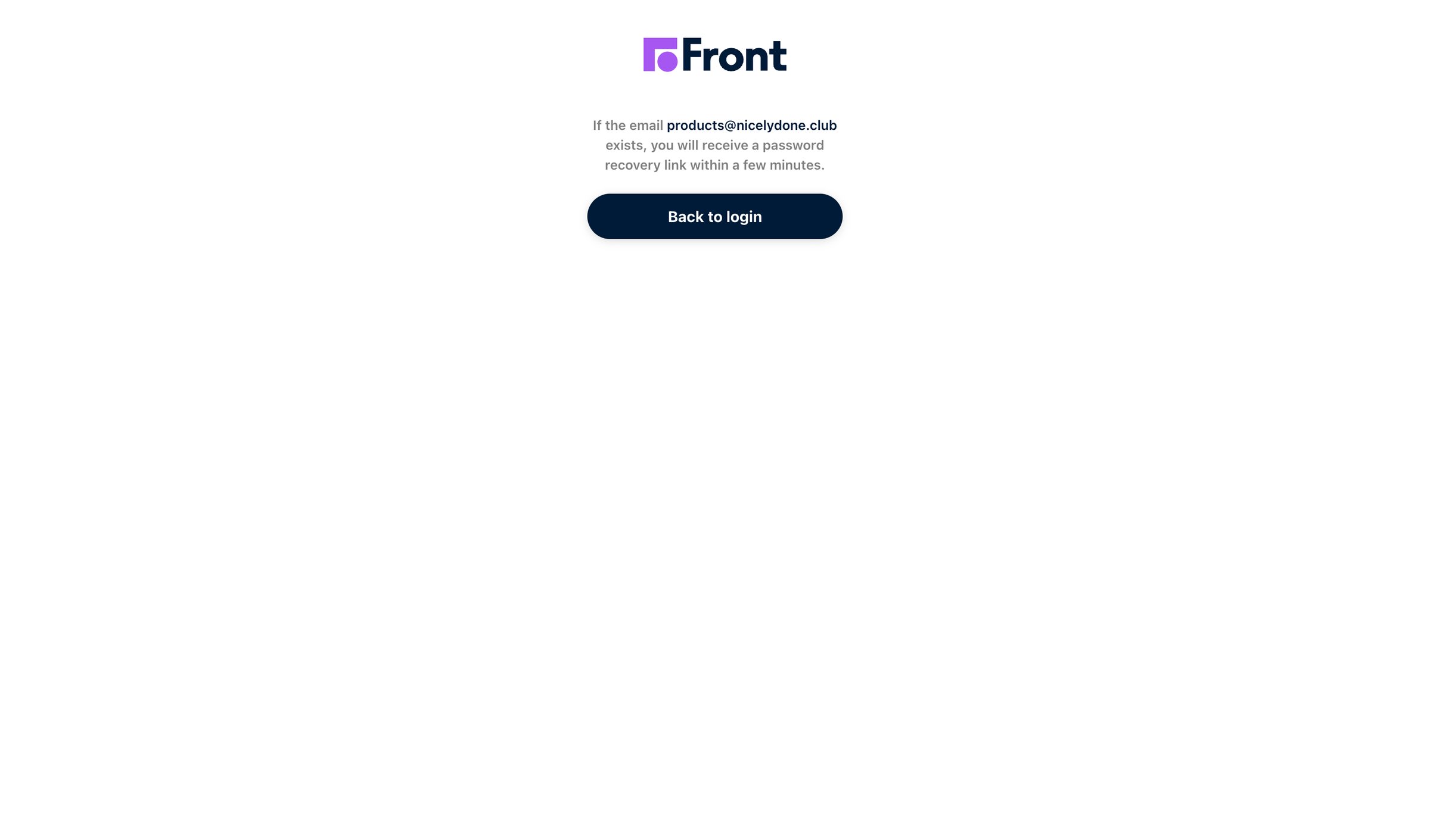 Front screen