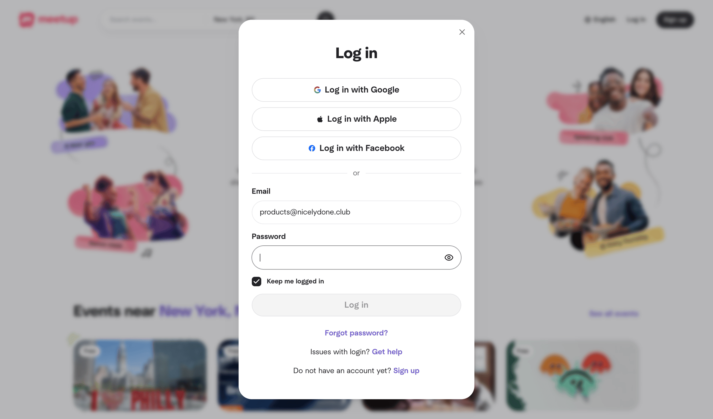 Meetup - Meetup | Find Local Groups, Events, and Activities Near You screen