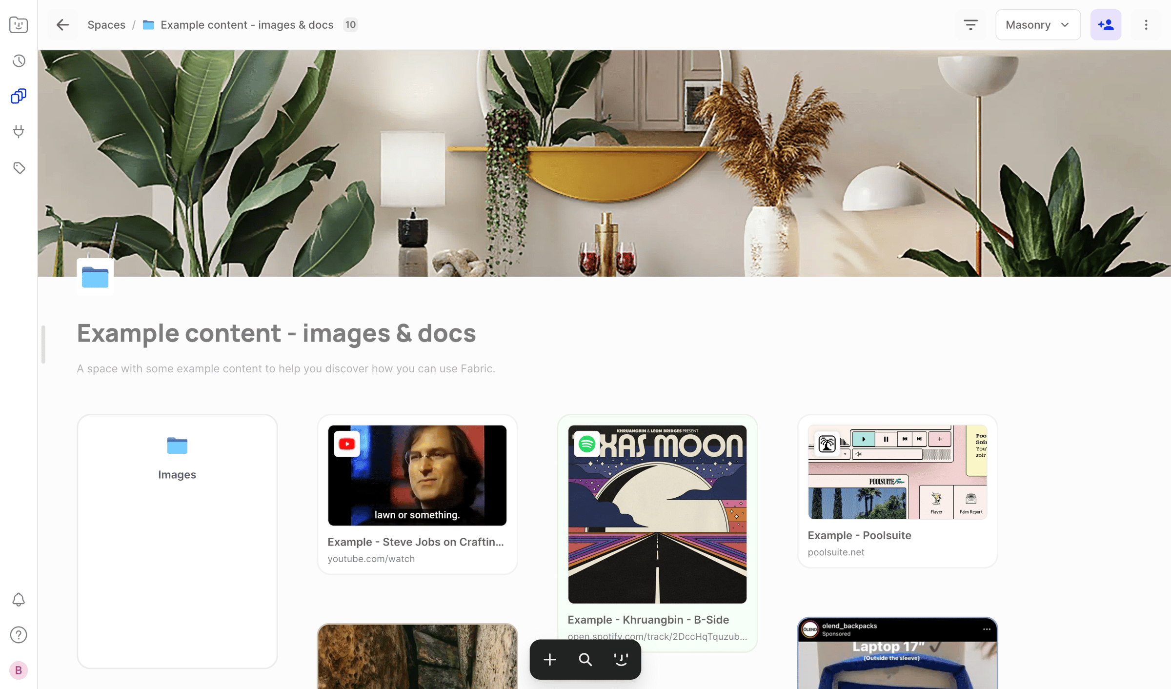 Fabric | Example content - images & docs from Fabric
