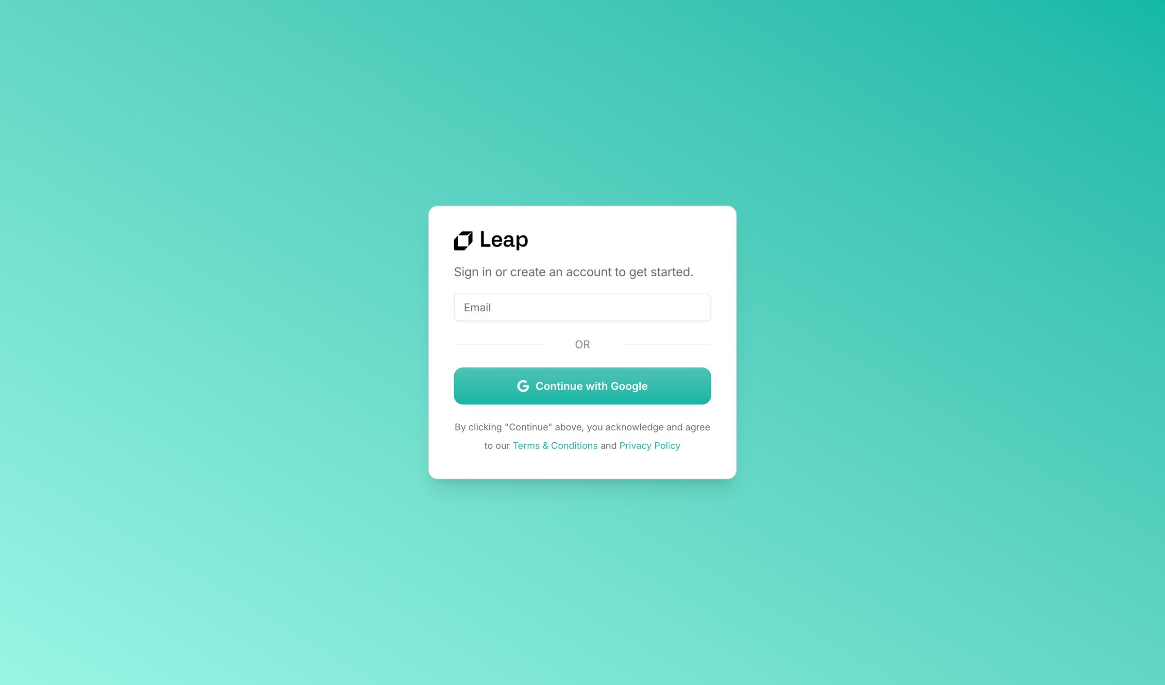 Leap - Leap AI | Automate any workflow with AI screen