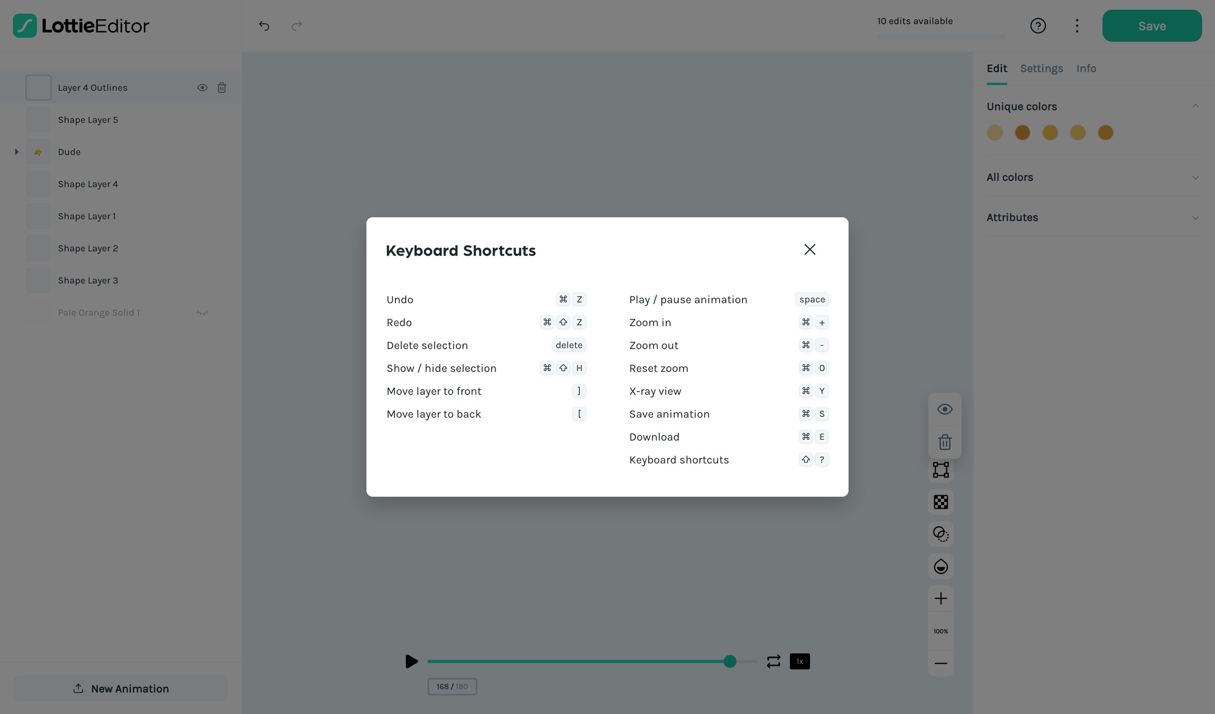 Lottie - Lottie Editor - Easily edit and customize Lottie animations - Lot screen