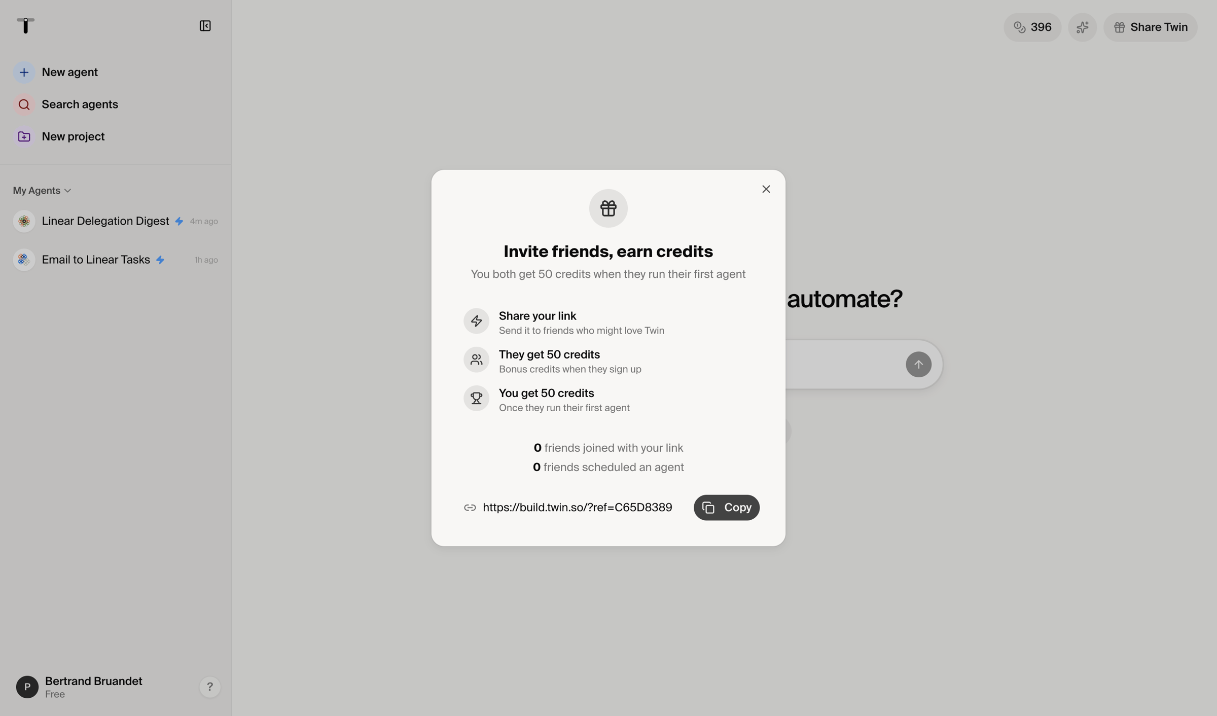 Twin - Twin - Automate anything screen