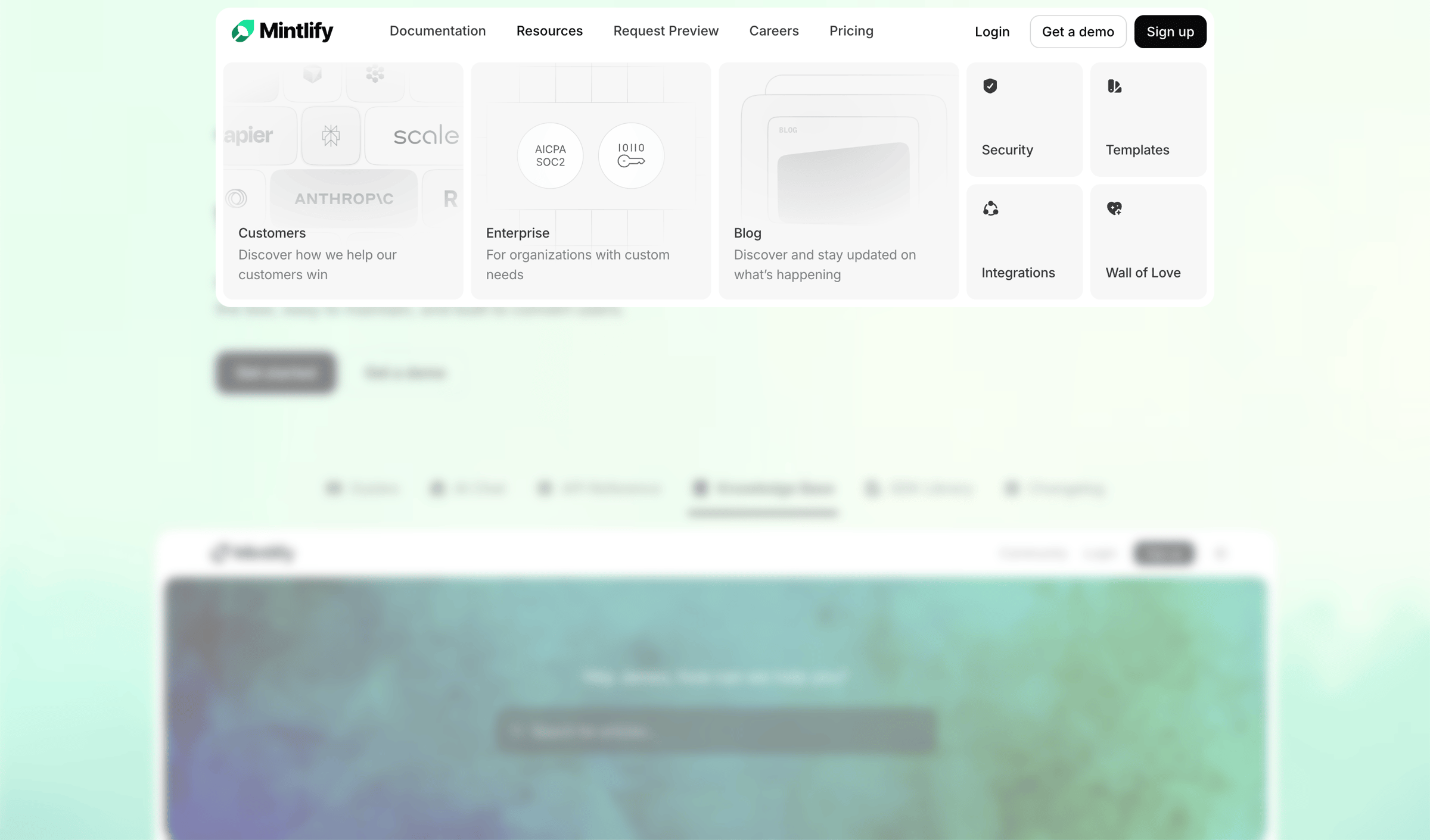 Mintlify - Mintlify — The documentation you want, effortlessly screen