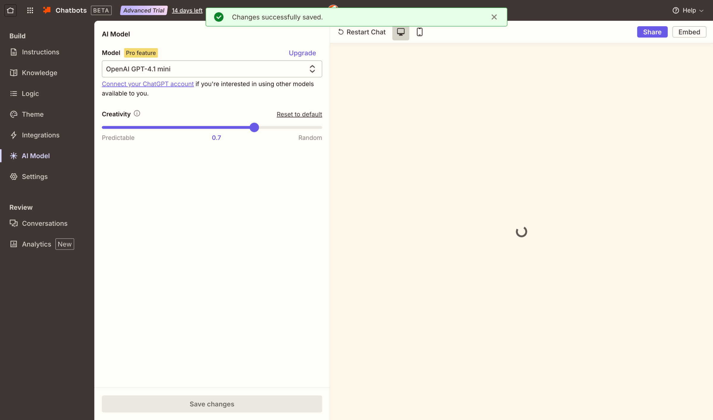 Zapier - Chatbots - Nicelydone screen