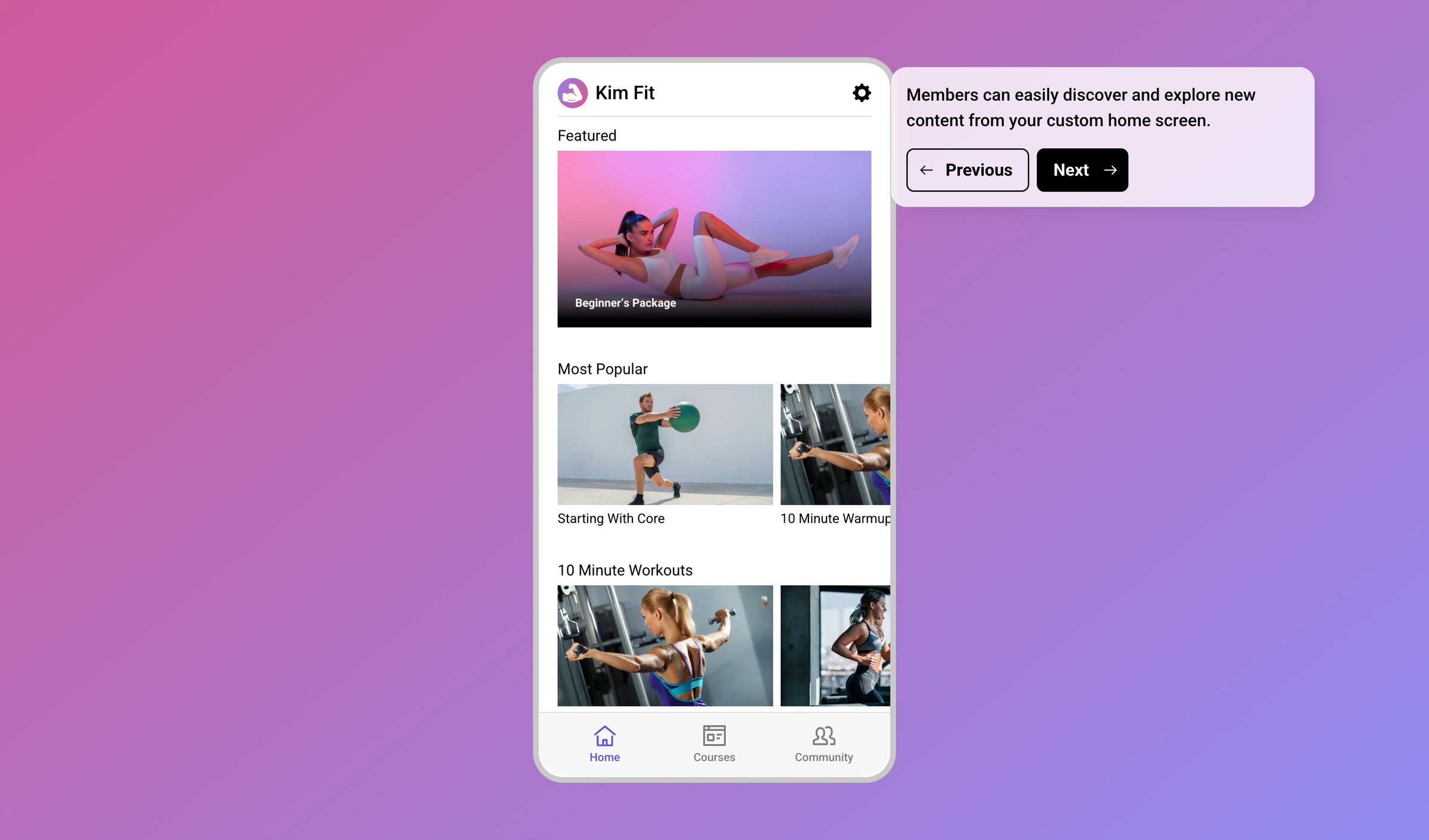 Kajabi - Your Brand. Your App. screen