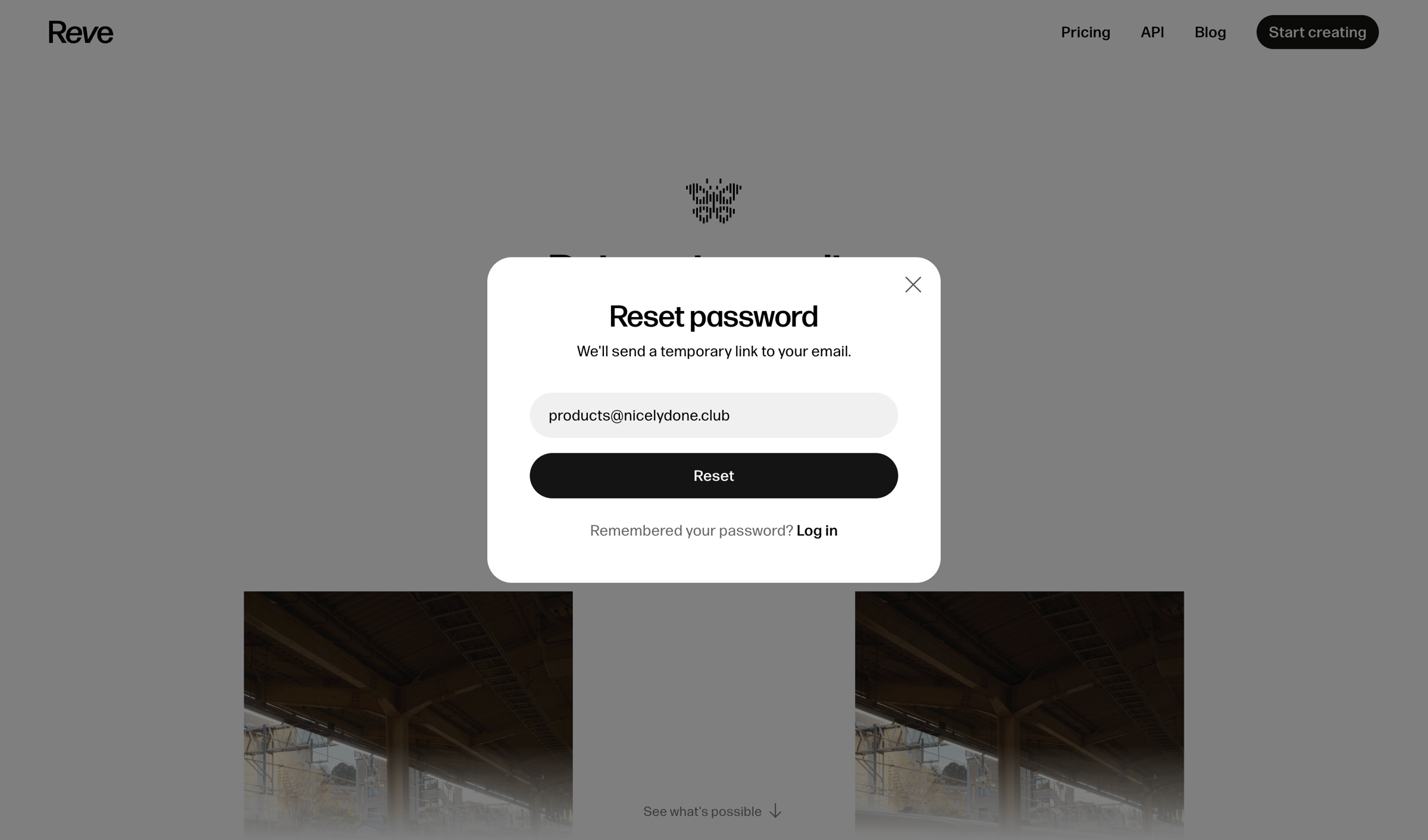 Reve - Reve Image - AI Image Generator and Creative Tool screen