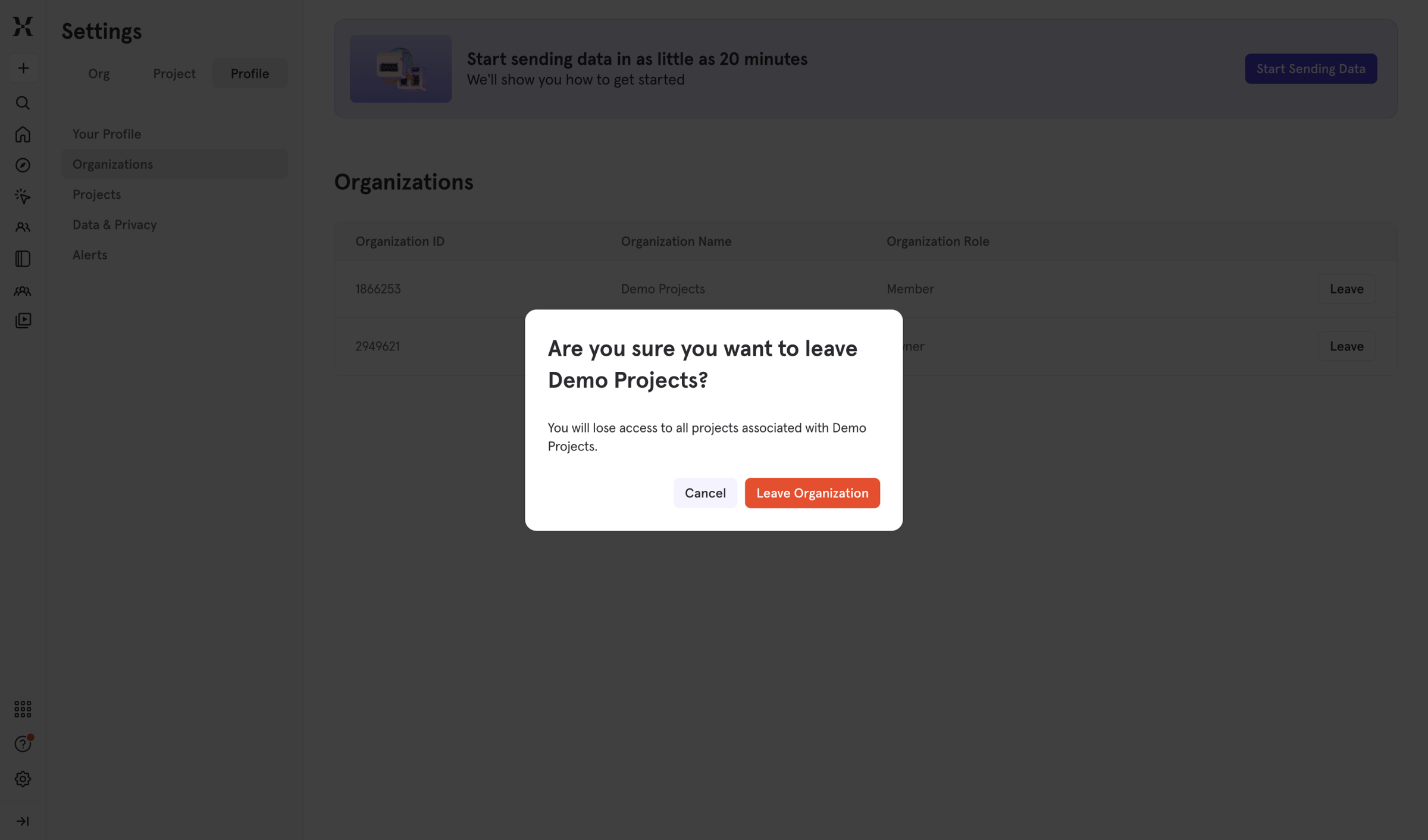 Mixpanel - Mixpanel - Product Analytics screen