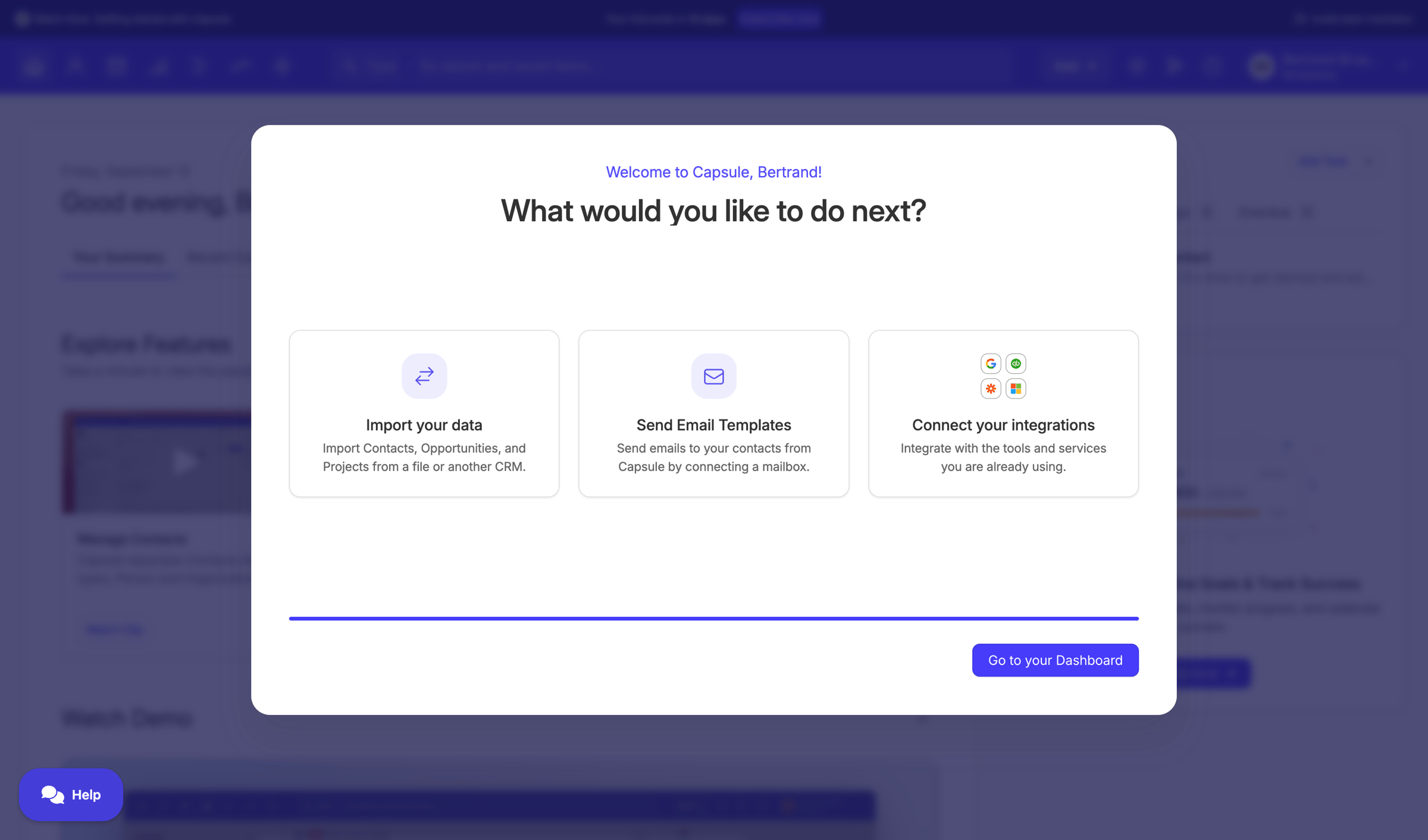 Your Summary | Nicelydone CRM from Capsule