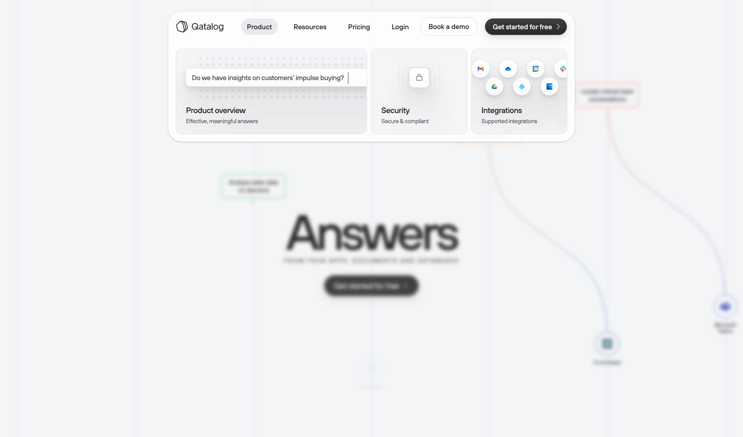 Qatalog - Best AI Assistant for Work | Qatalog screen
