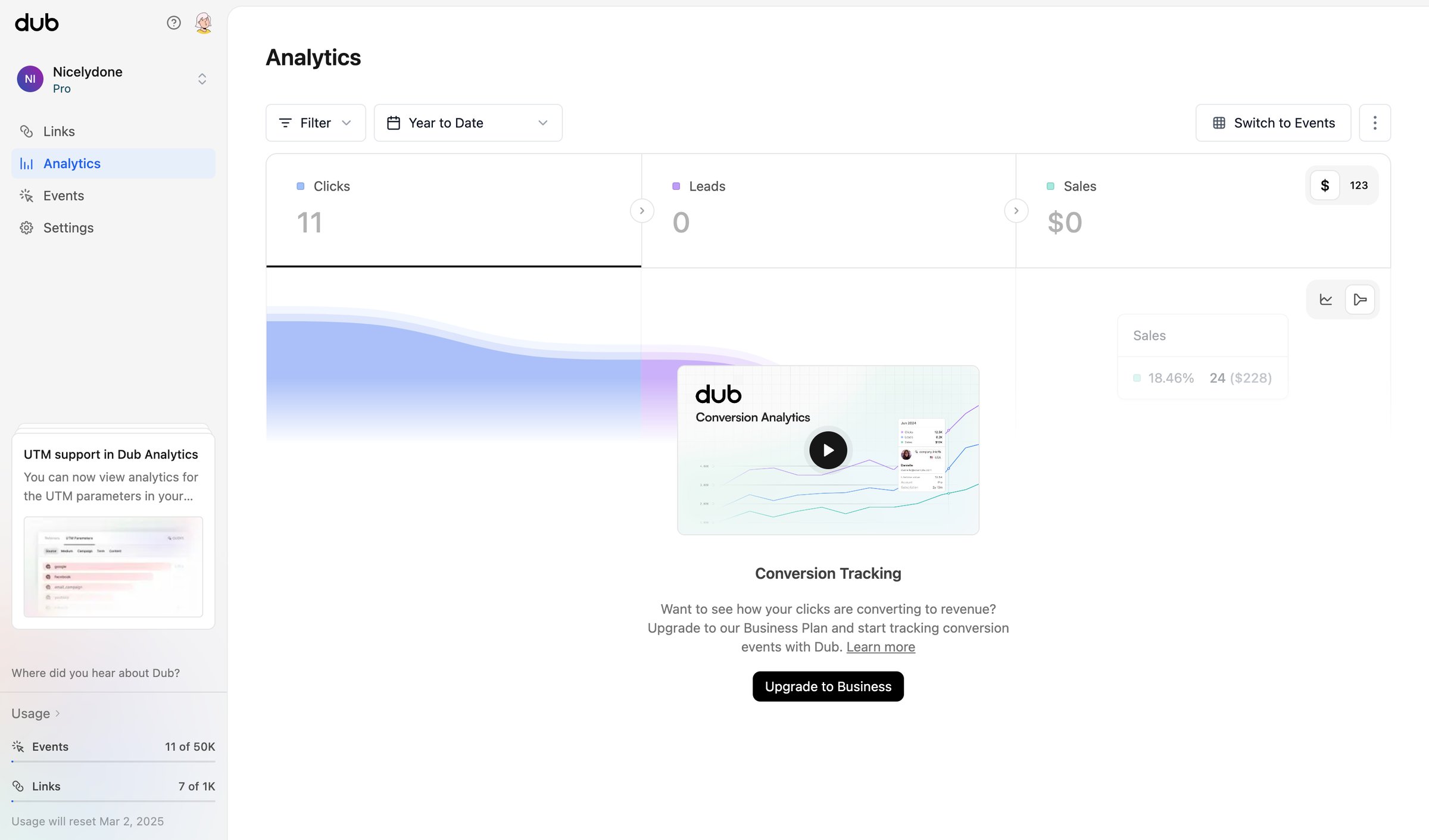 Dub - Dub.co - Link Management for Modern Marketing Teams screen