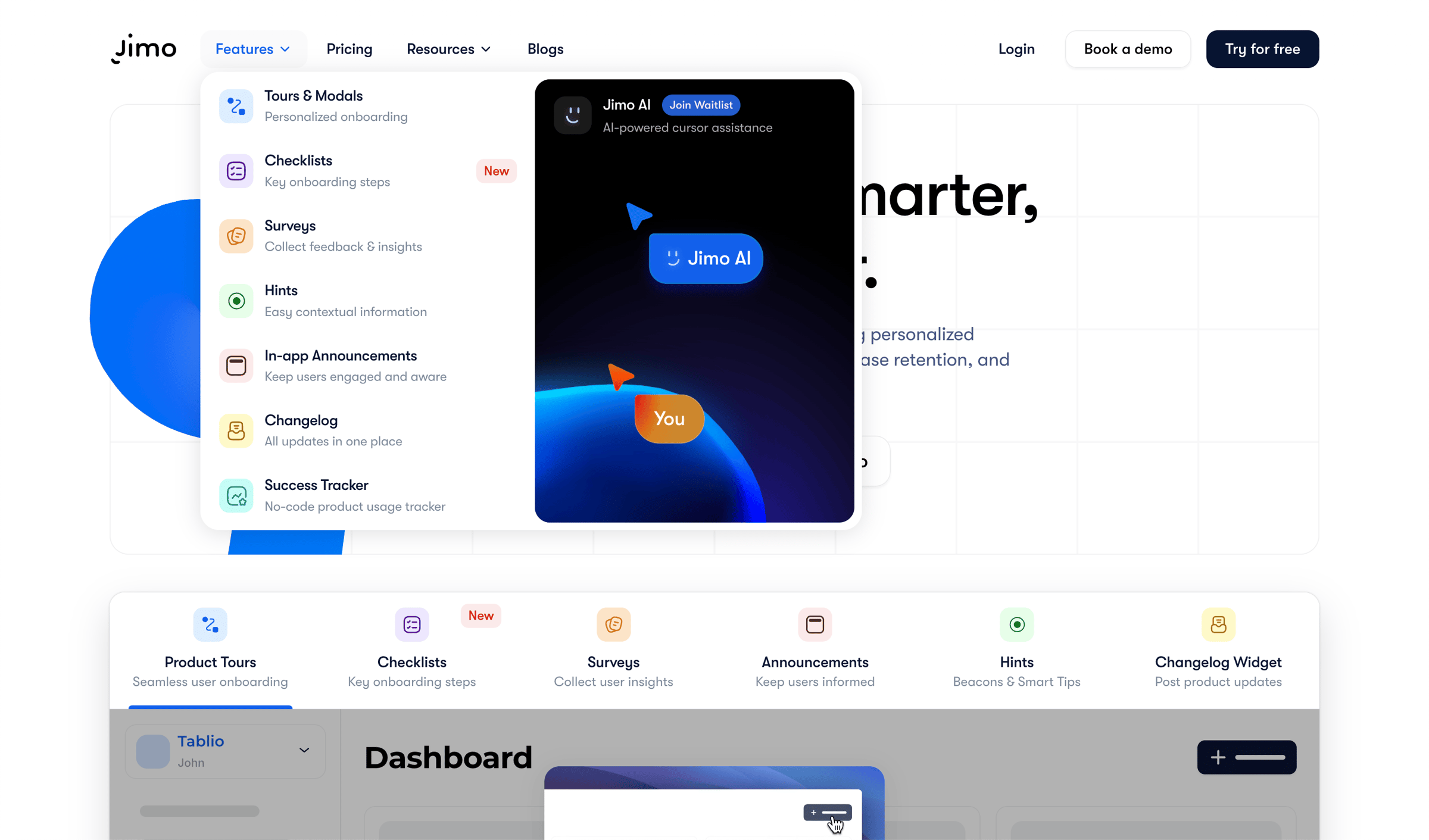 Jimo - Jimo - Create the best user onboarding experience screen