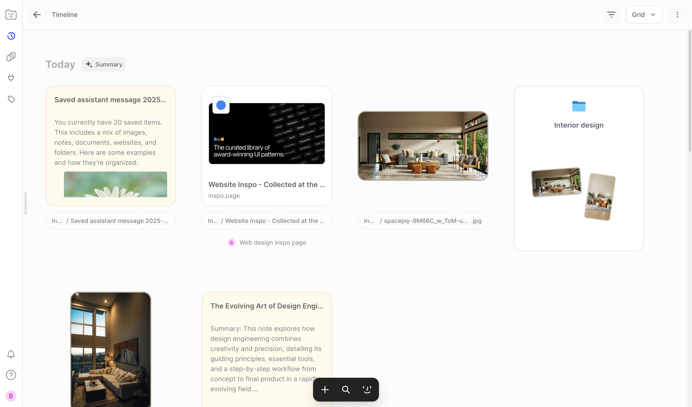 Fabric | Timeline from Fabric