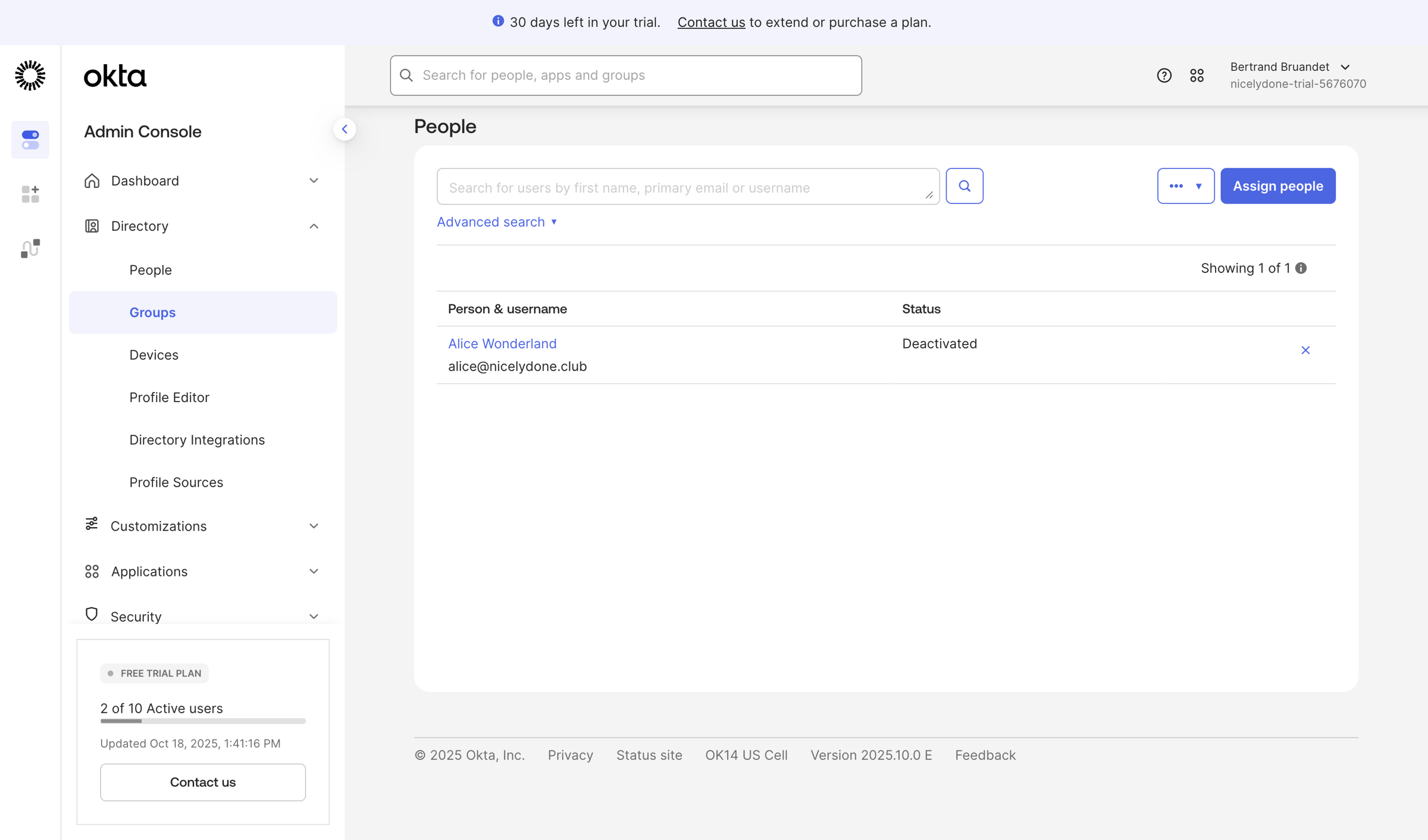 Okta - nicelydone-trial-5676070 - Group screen