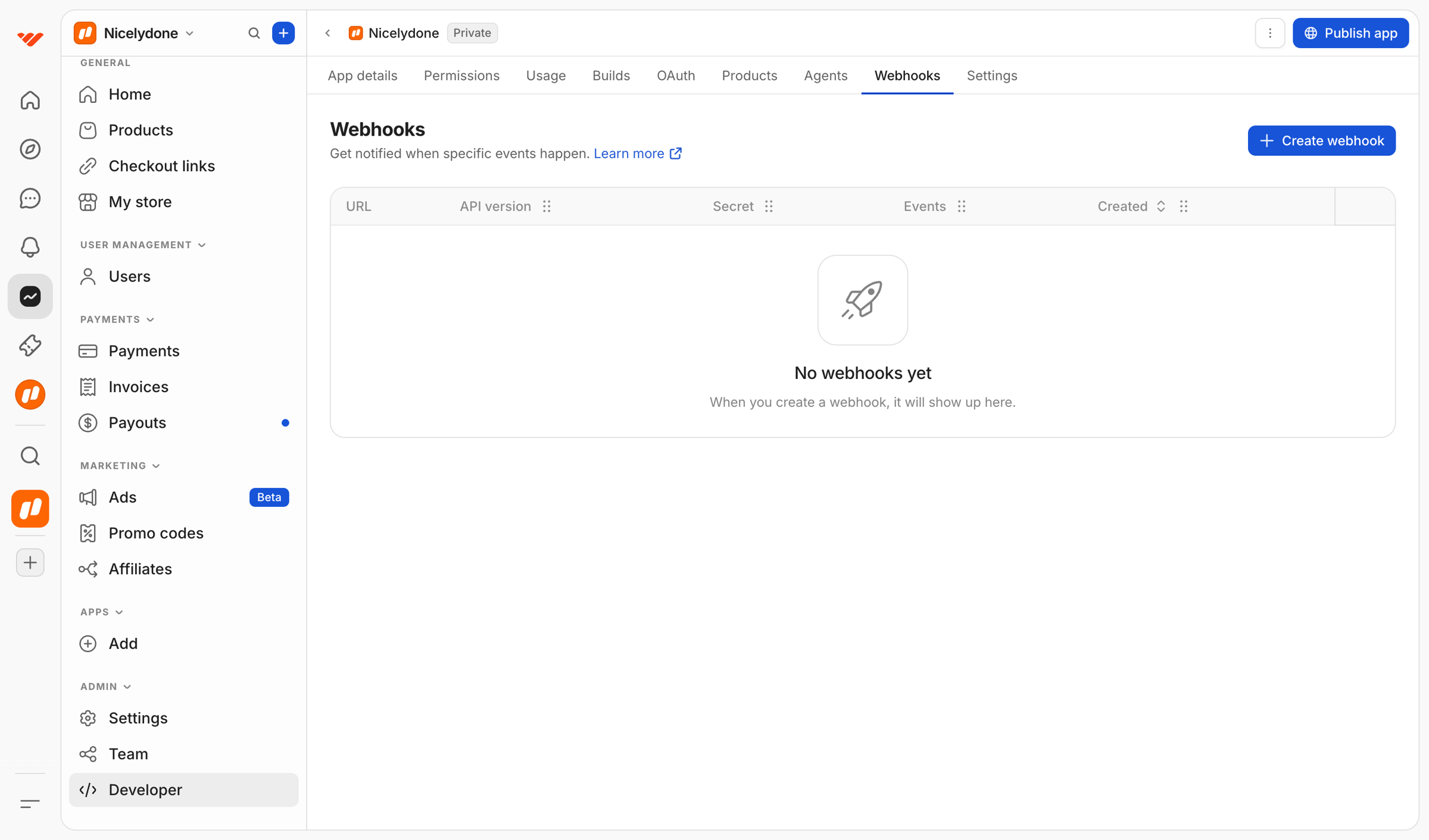 Whop - Dashboard | Whop screen