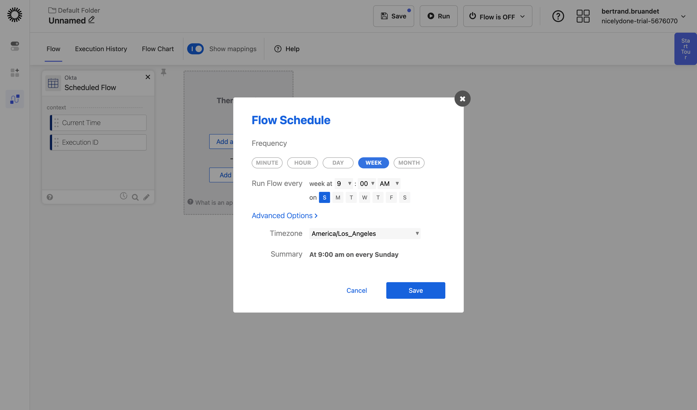 Okta screen