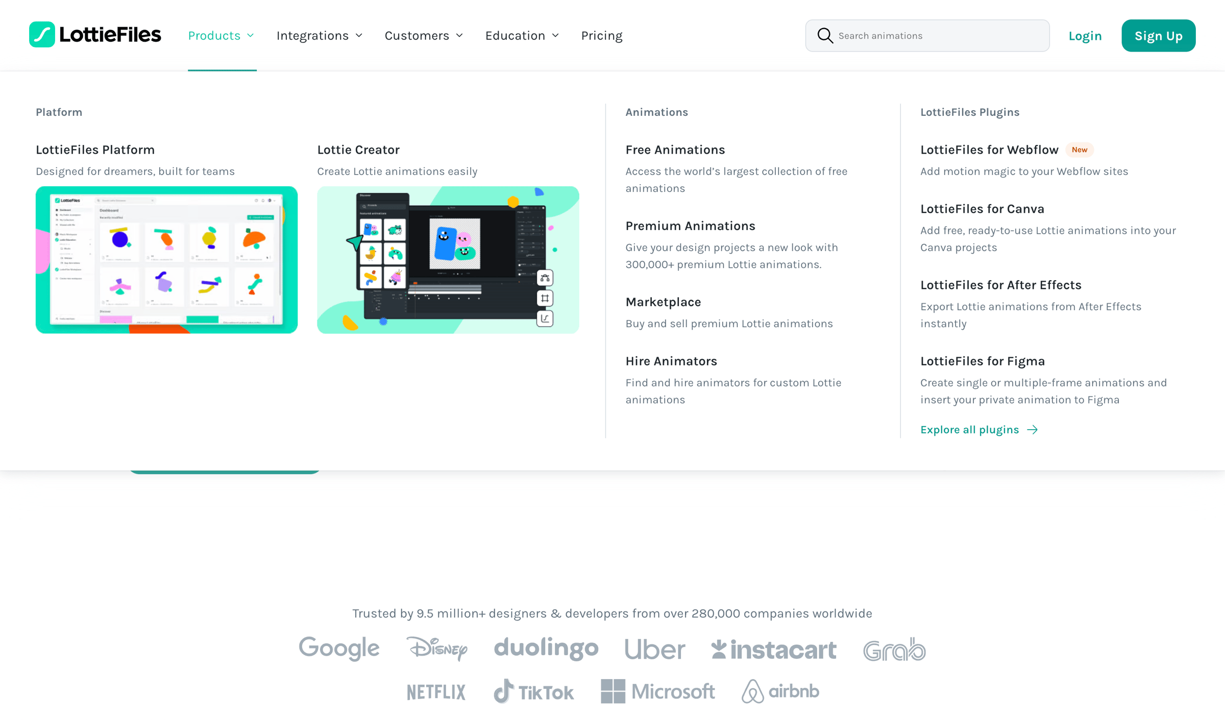 Lottie - LottieFiles Download Free lightweight animations for website | app screen