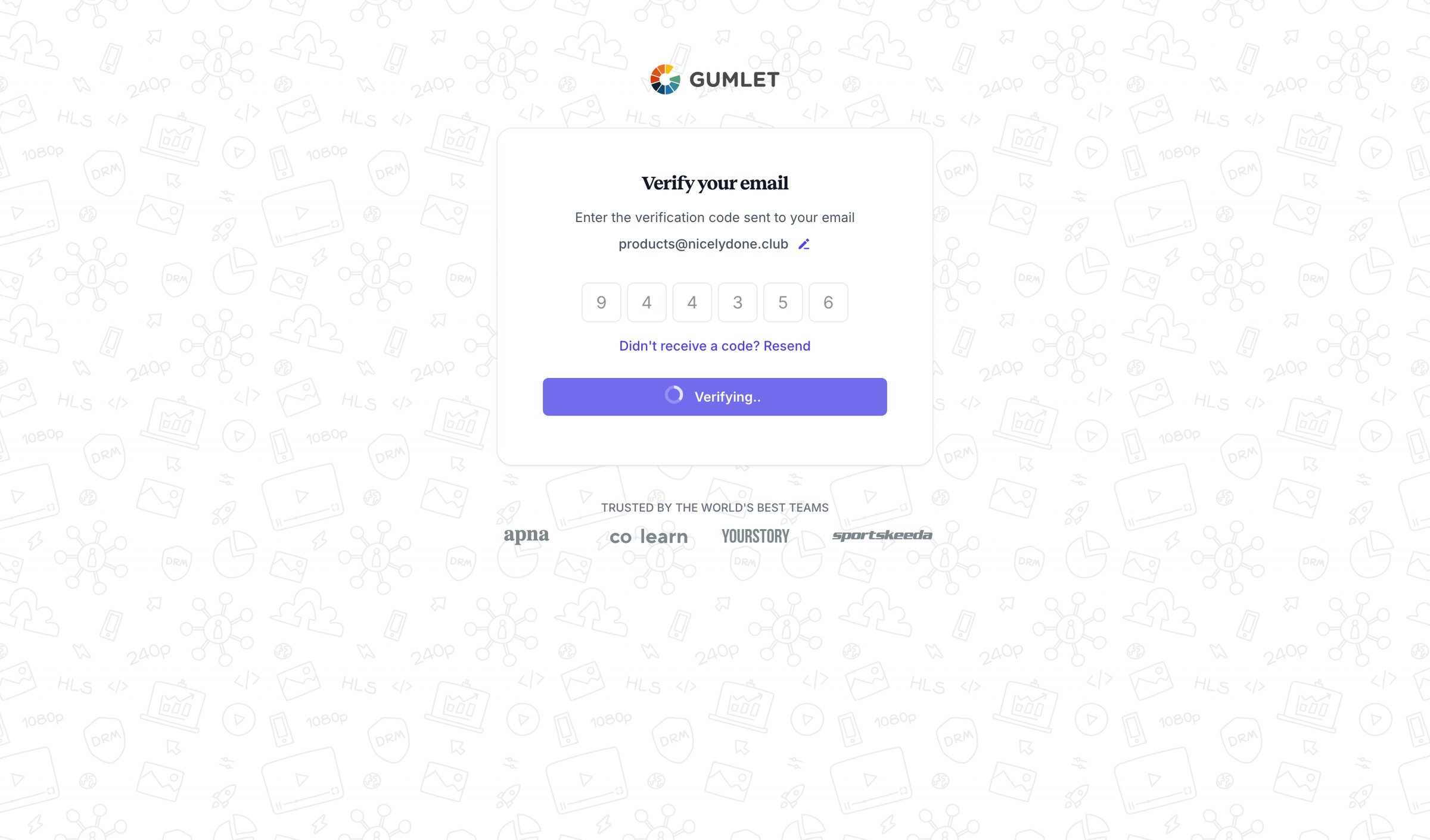 Gumlet - M2N77ZKAQIXSD screen