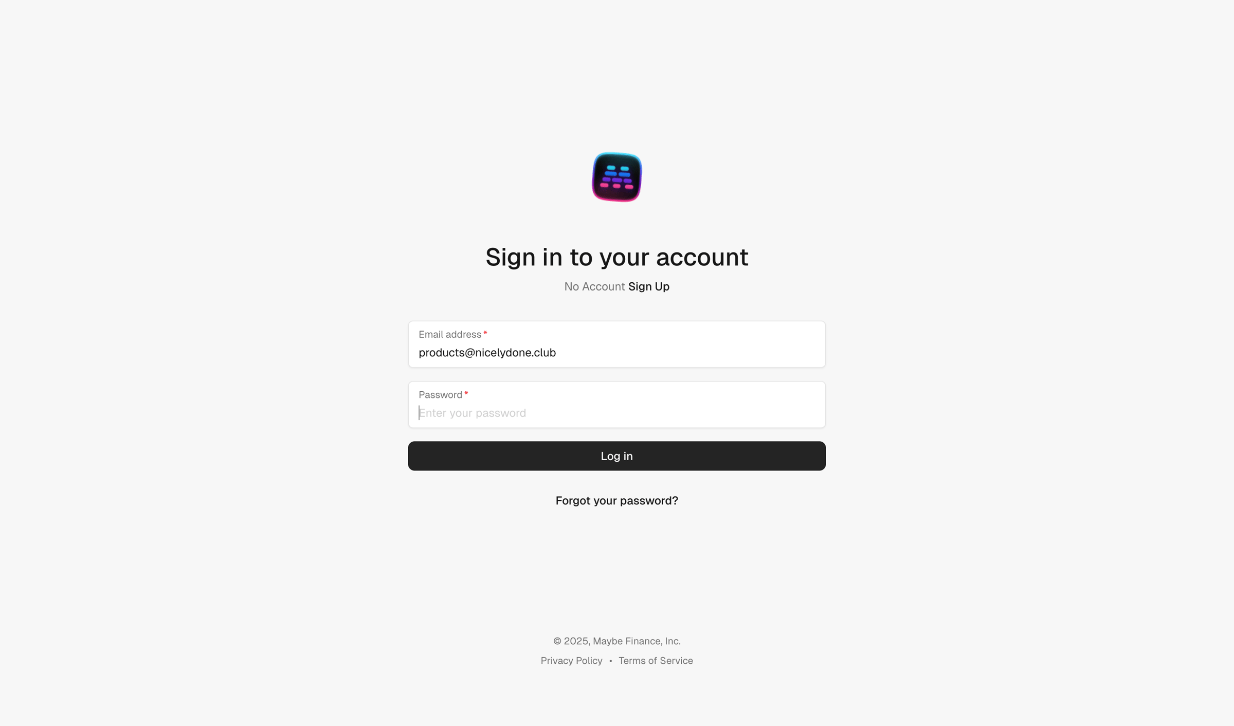 Maybe Finance - Maybe screen