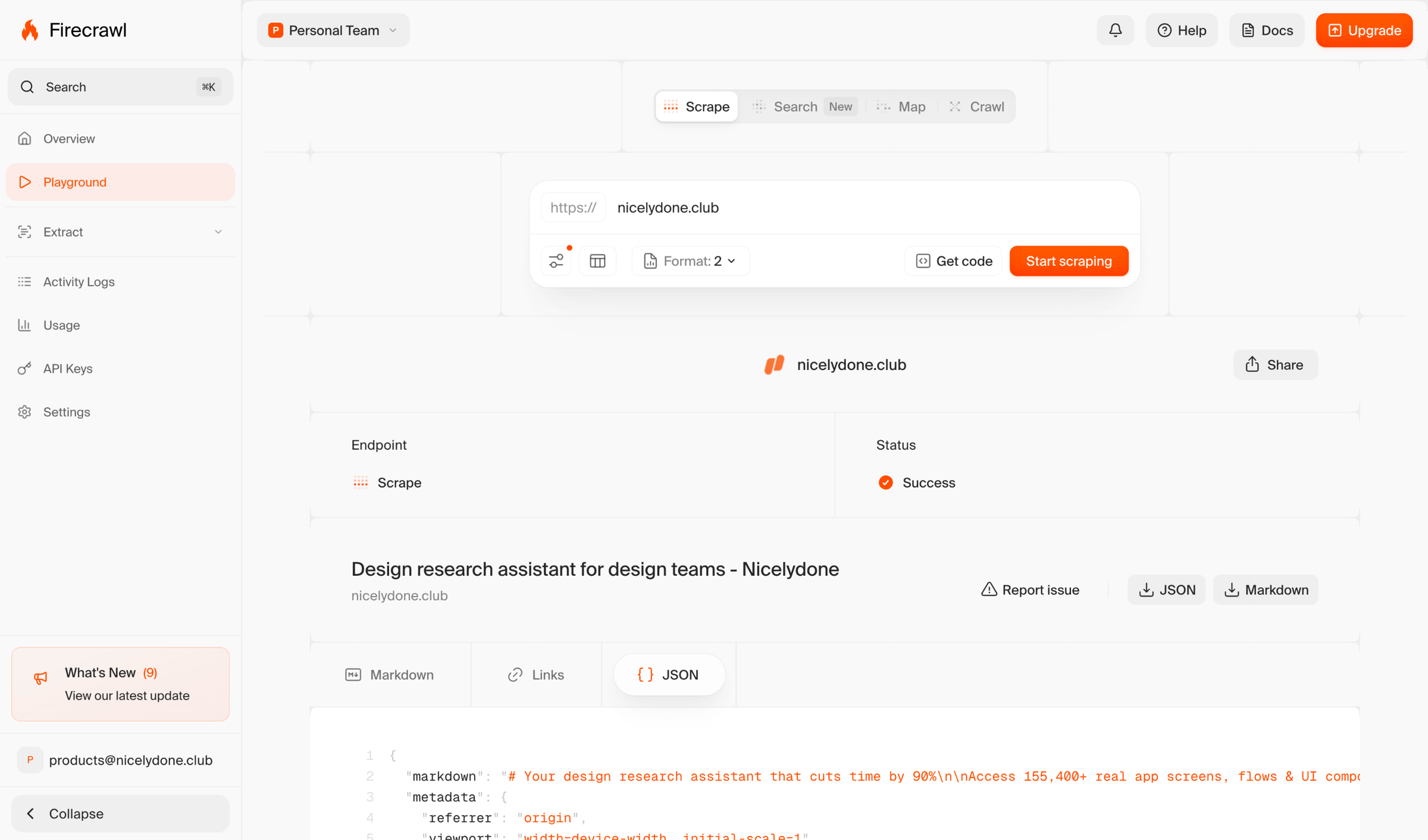 Firecrawl - Firecrawl - The Web Data API for AI screen