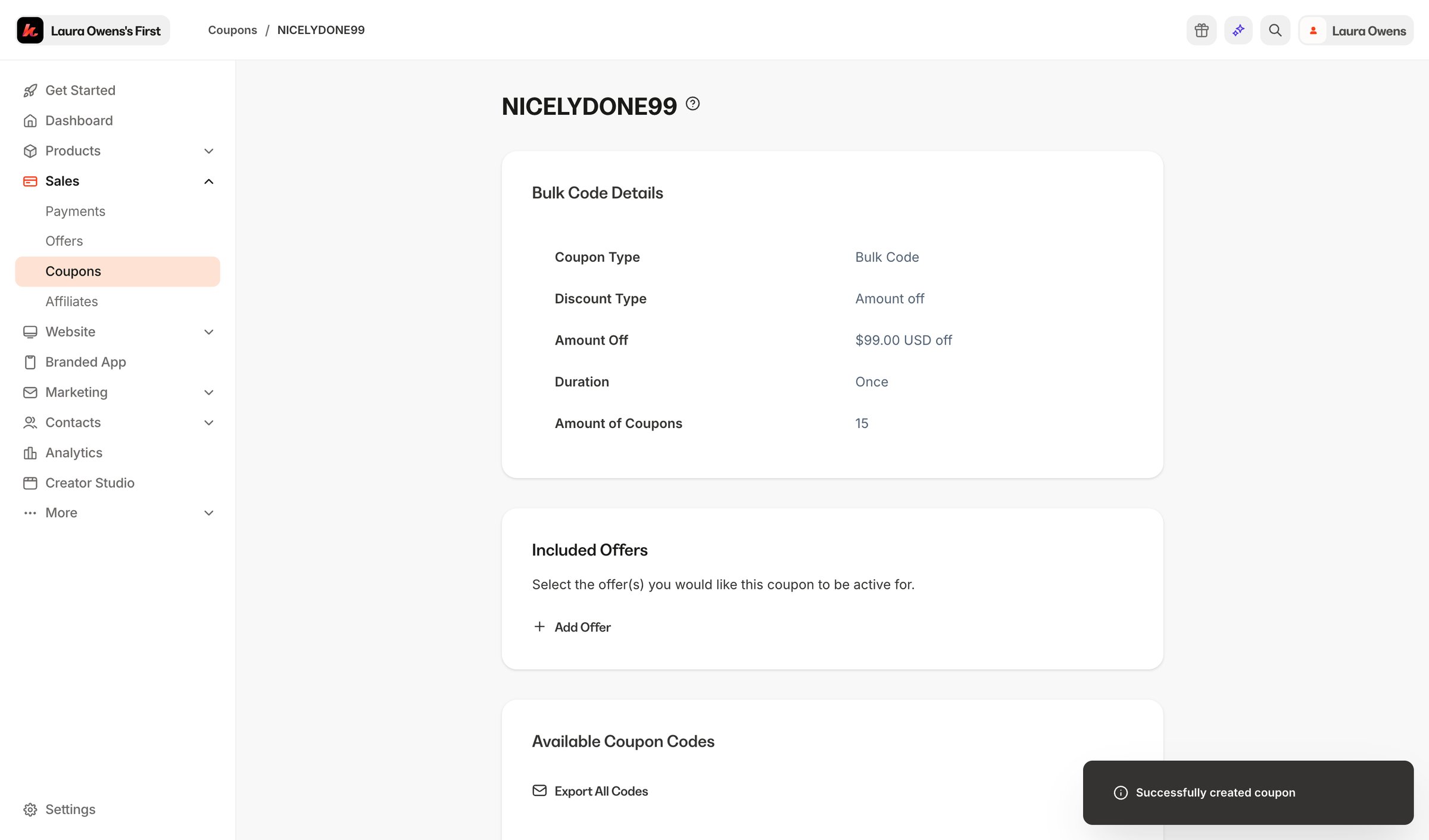 Kajabi - Kajabi - admincoupons2148760323edit screen