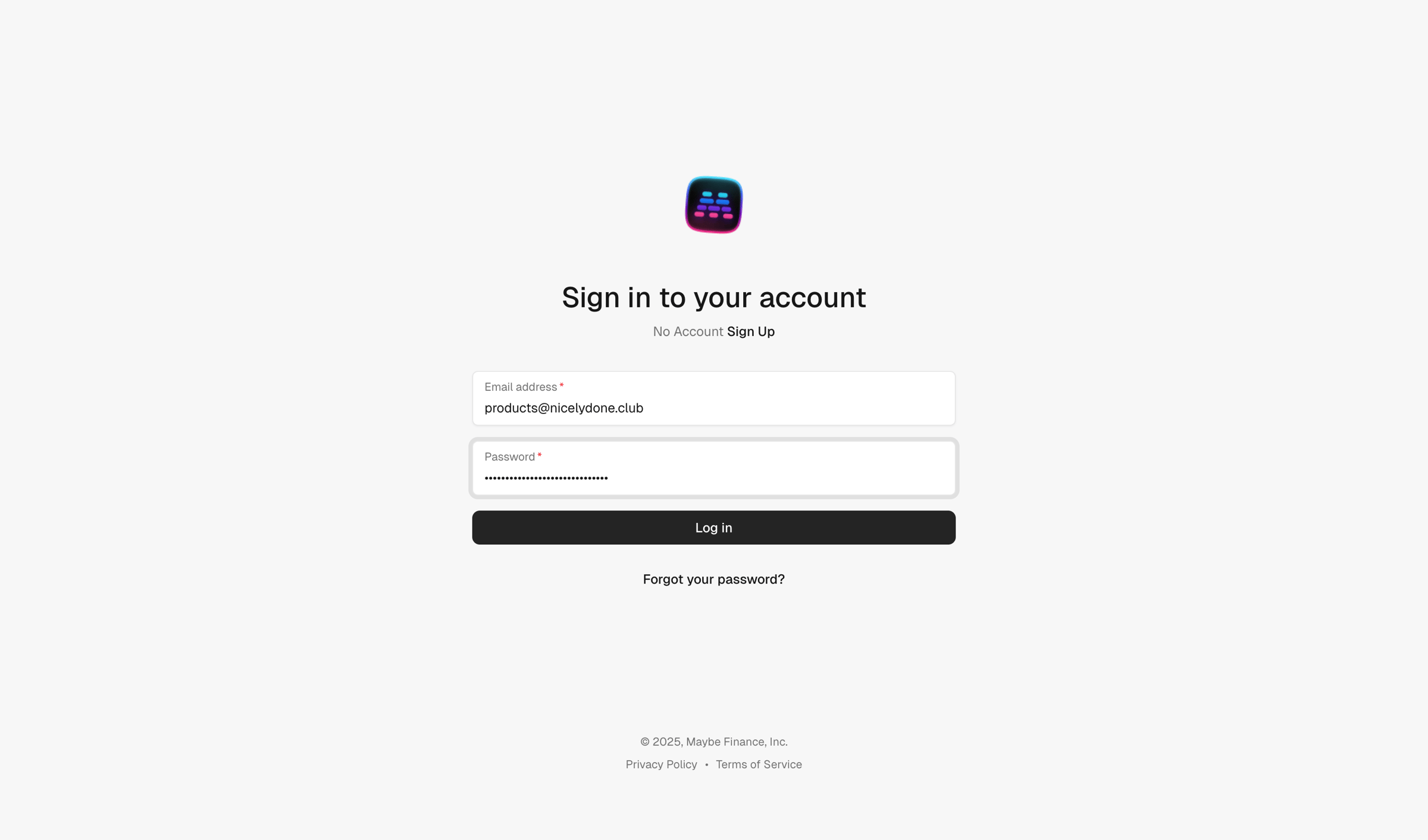 Maybe Finance - Maybe screen