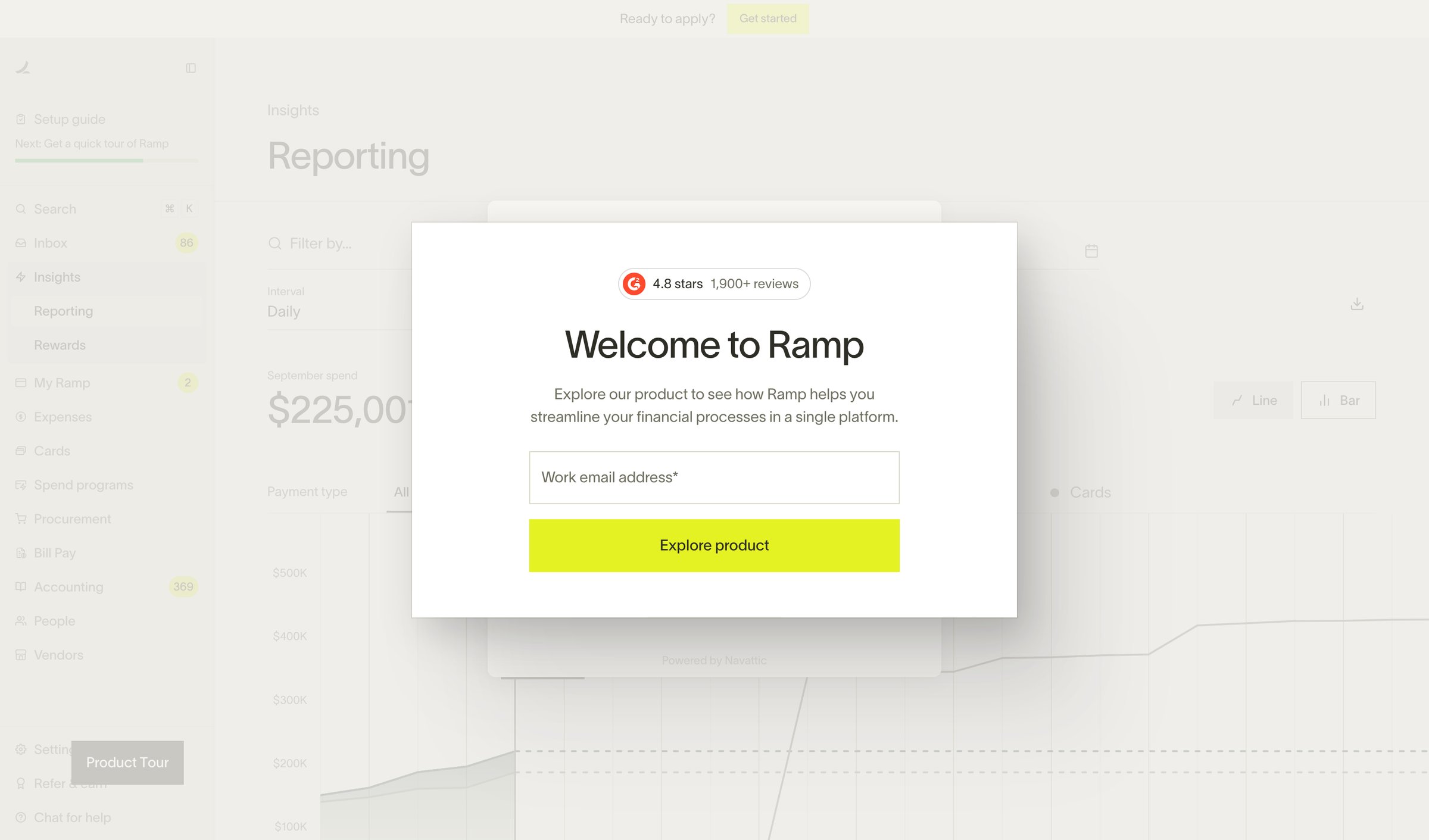 Ramp - Ramp Demo - Welcome To Ramp | Ramp screen