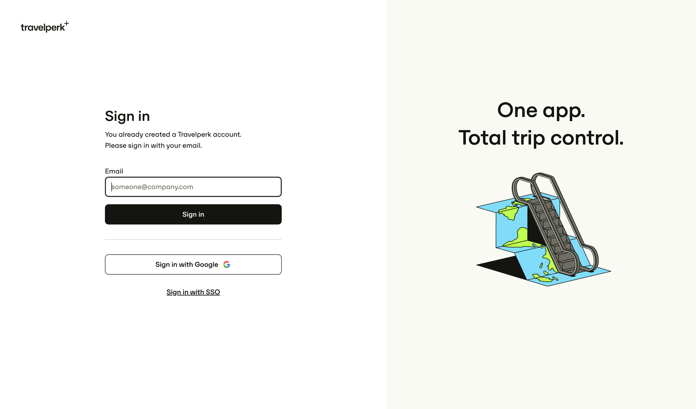 Travelperk - TravelPerk screen