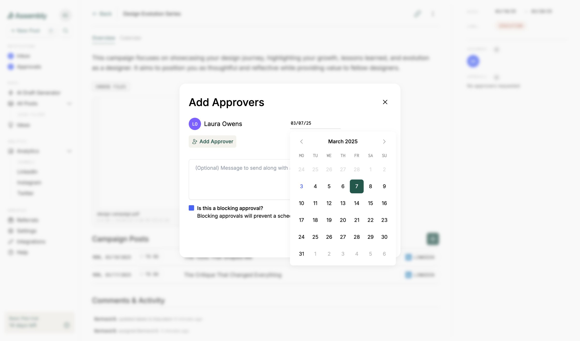 Assembly - Design Evolution Series screen