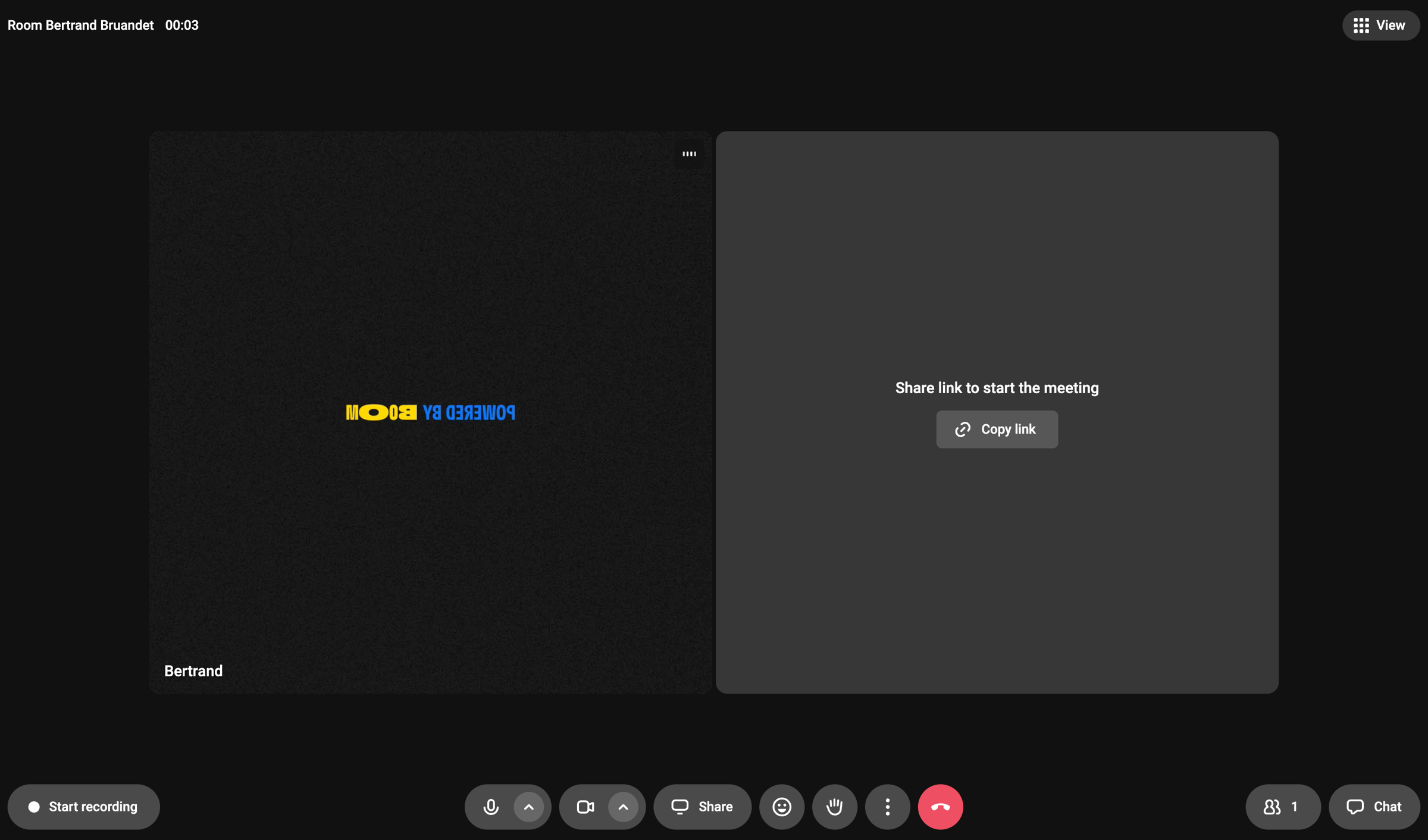 Kinescope - Kinescope Speak screen