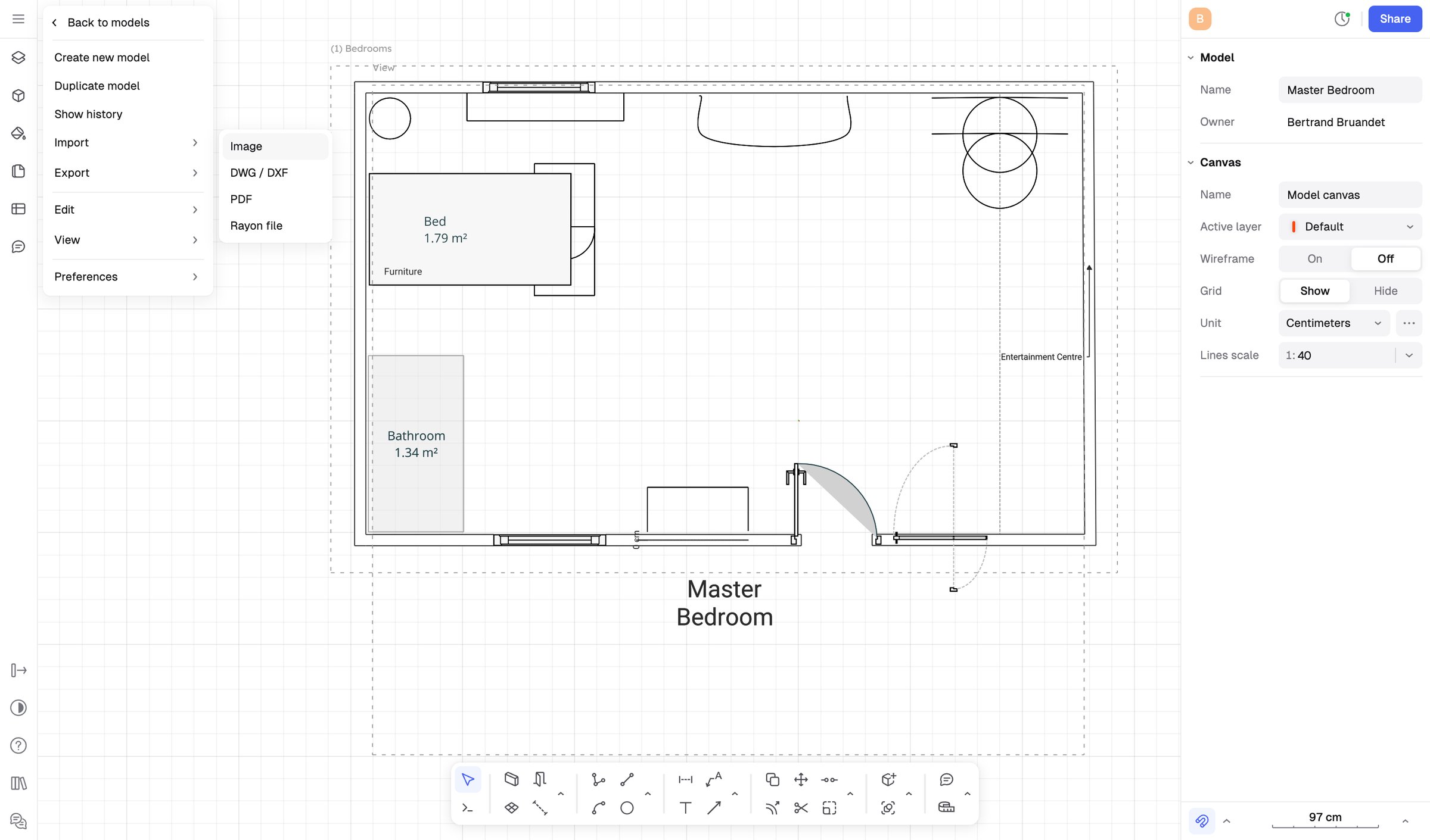 Rayon - Master Bedroom | Rayon screen