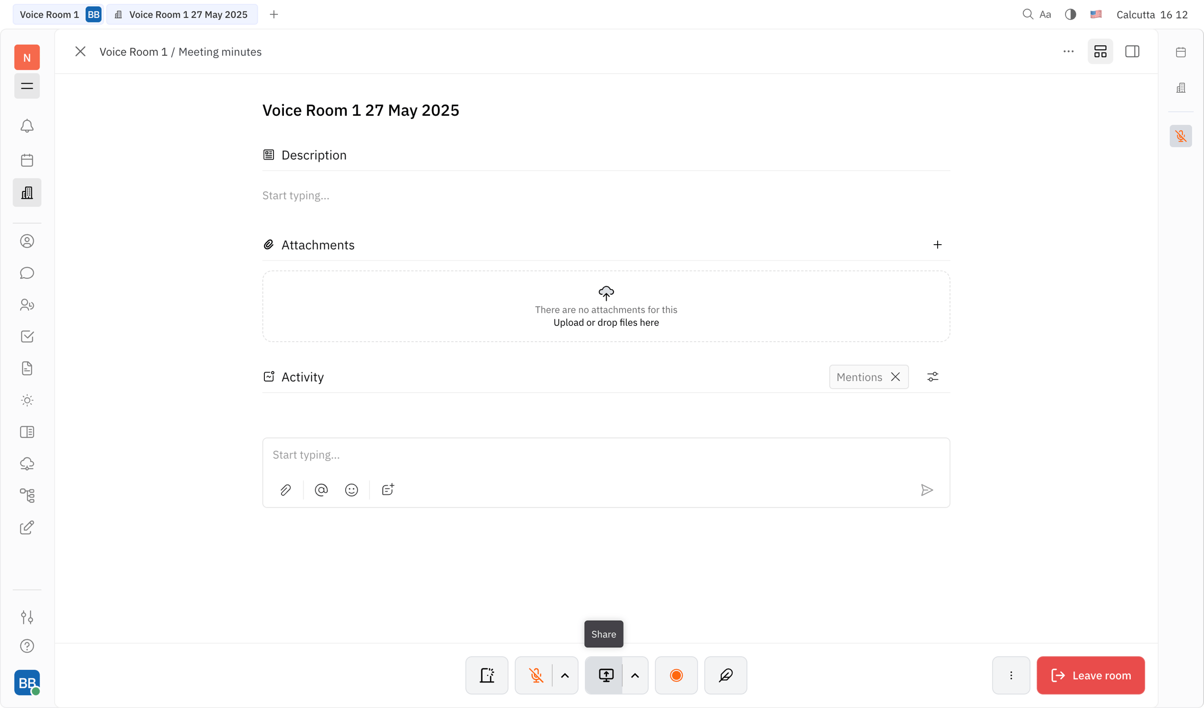 Huly - Voice Room 1 27 May 2025 - Nicelydone screen